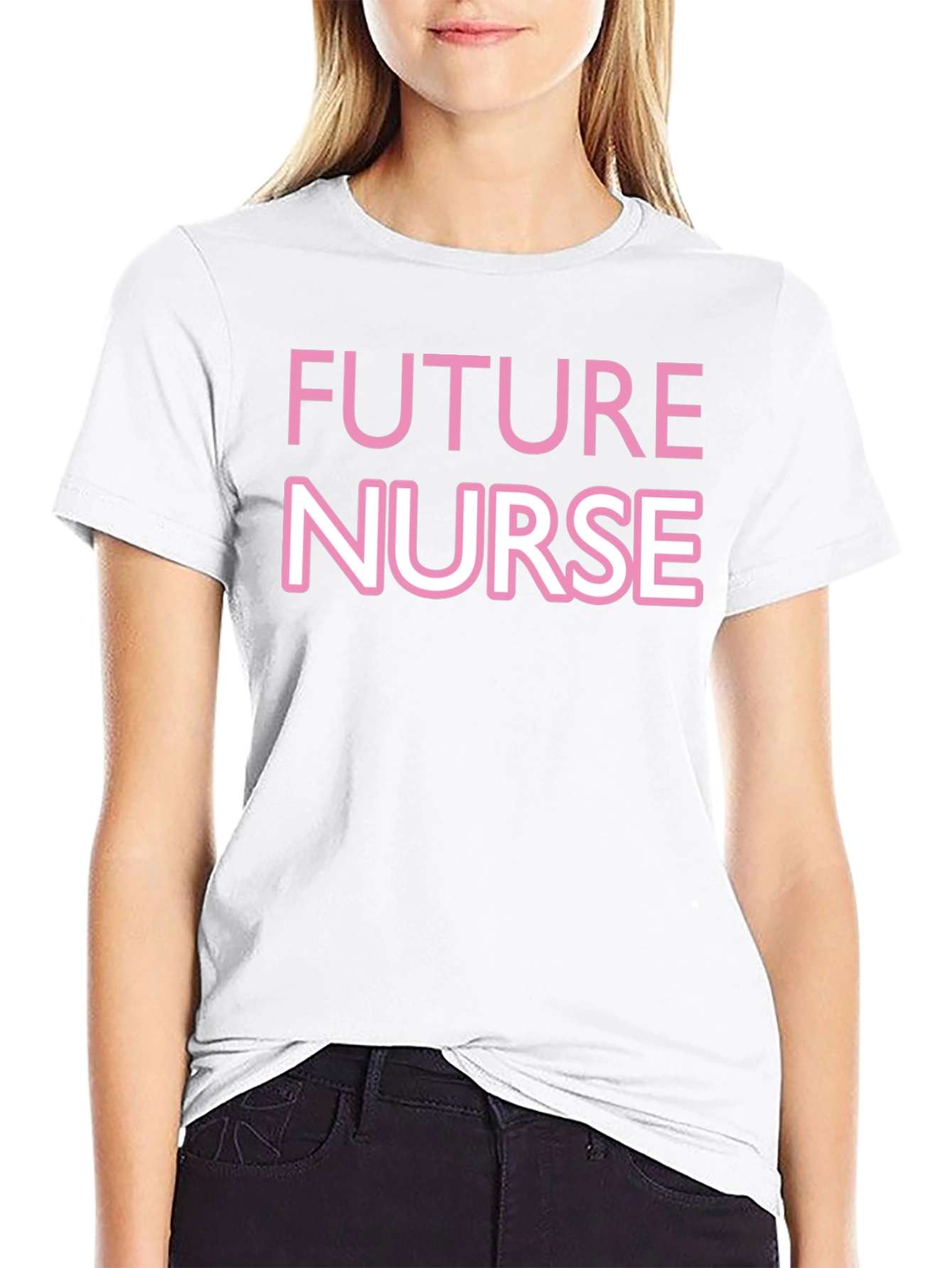 Future Nurse T-Shirt - Black Medical Student Tee