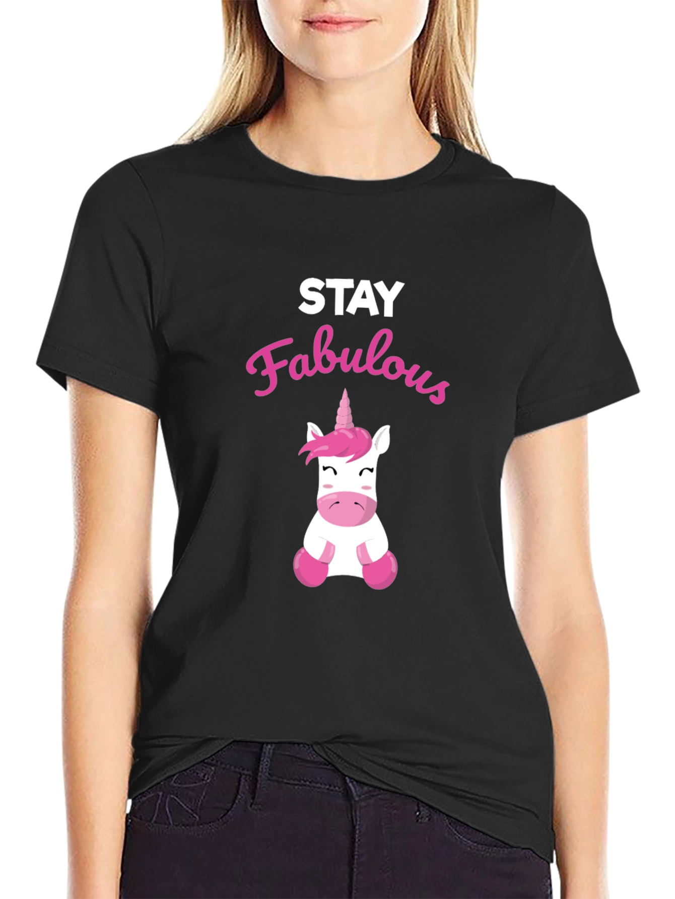 Stay Fabulous Unicorn Graphic Tee