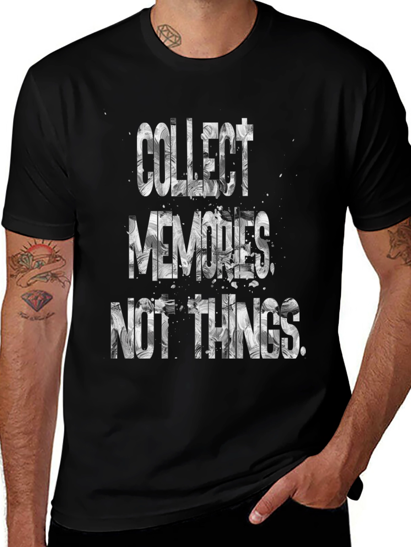 Collect Memories T-Shirt - Stylish Graphic Tee