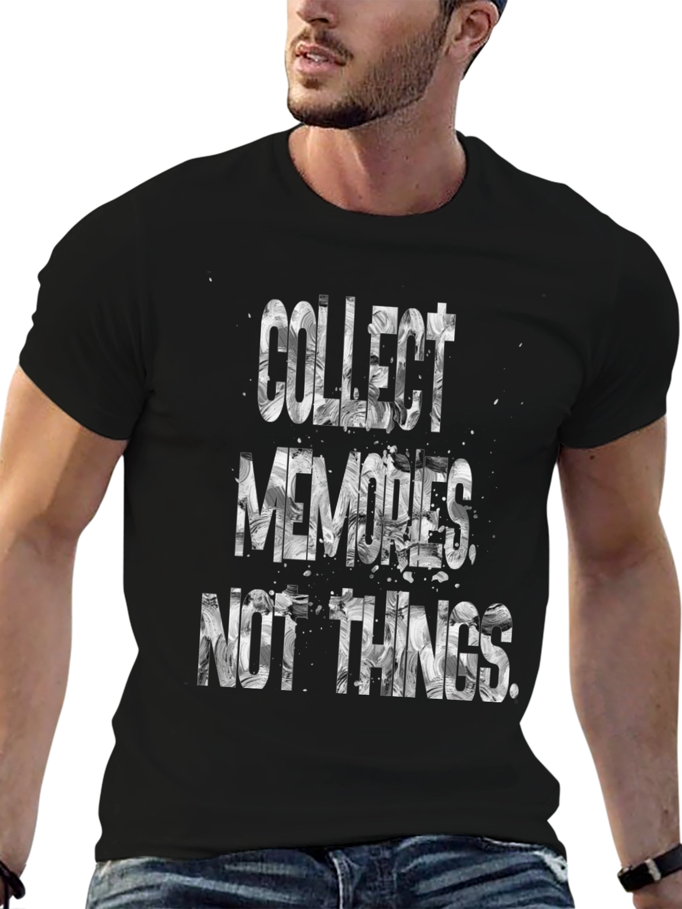 Collect Memories T-Shirt - Stylish Graphic Tee