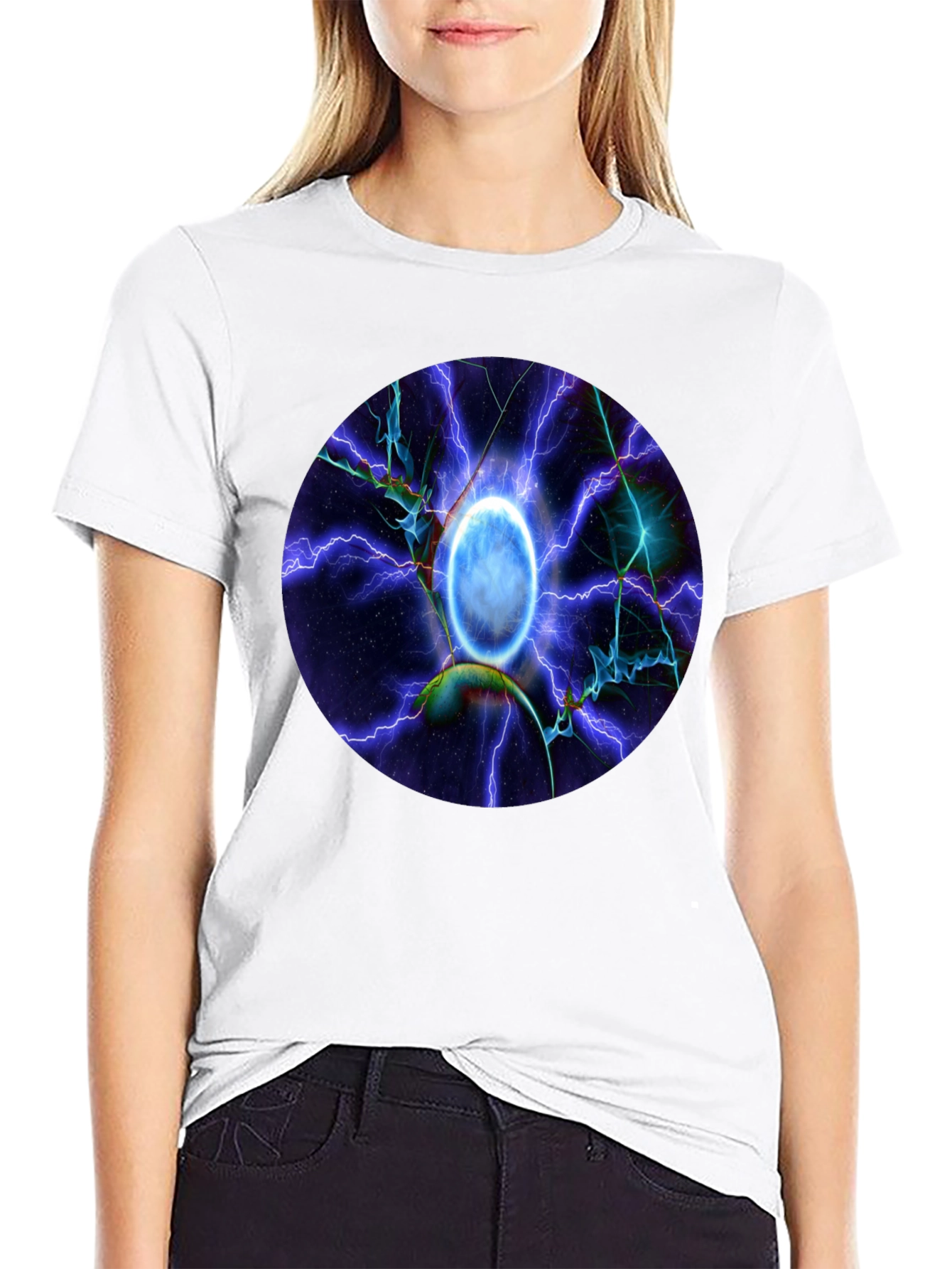 Cosmic Portal T-Shirt - Sci-Fi Style