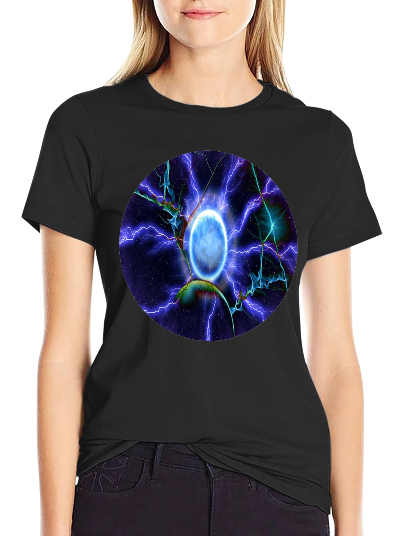 Cosmic Portal T-Shirt - Sci-Fi Style