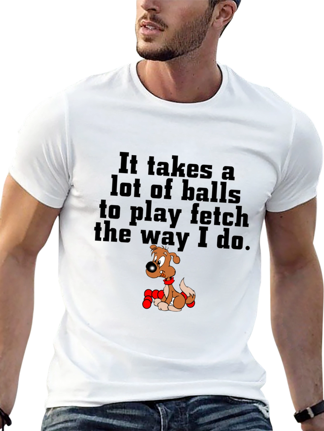Funny Dog Fetch T-Shirt