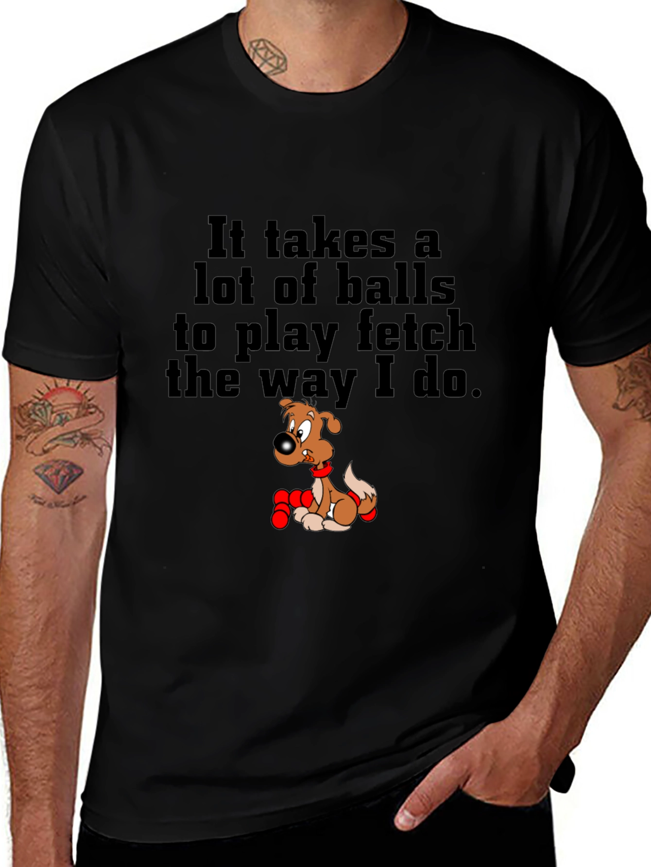 Funny Dog Fetch T-Shirt