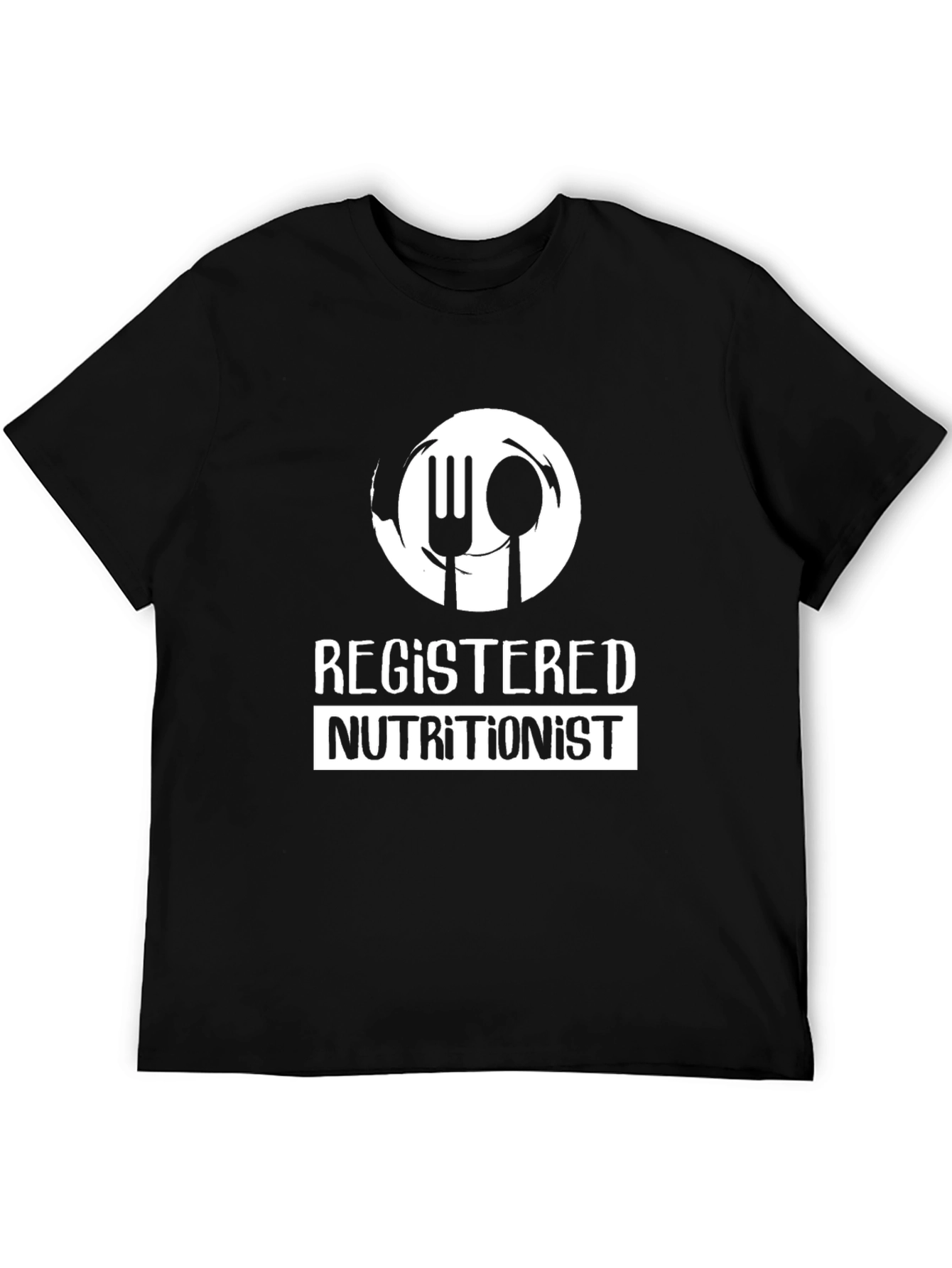 Registered Nutritionist Graphic T-Shirt - Black