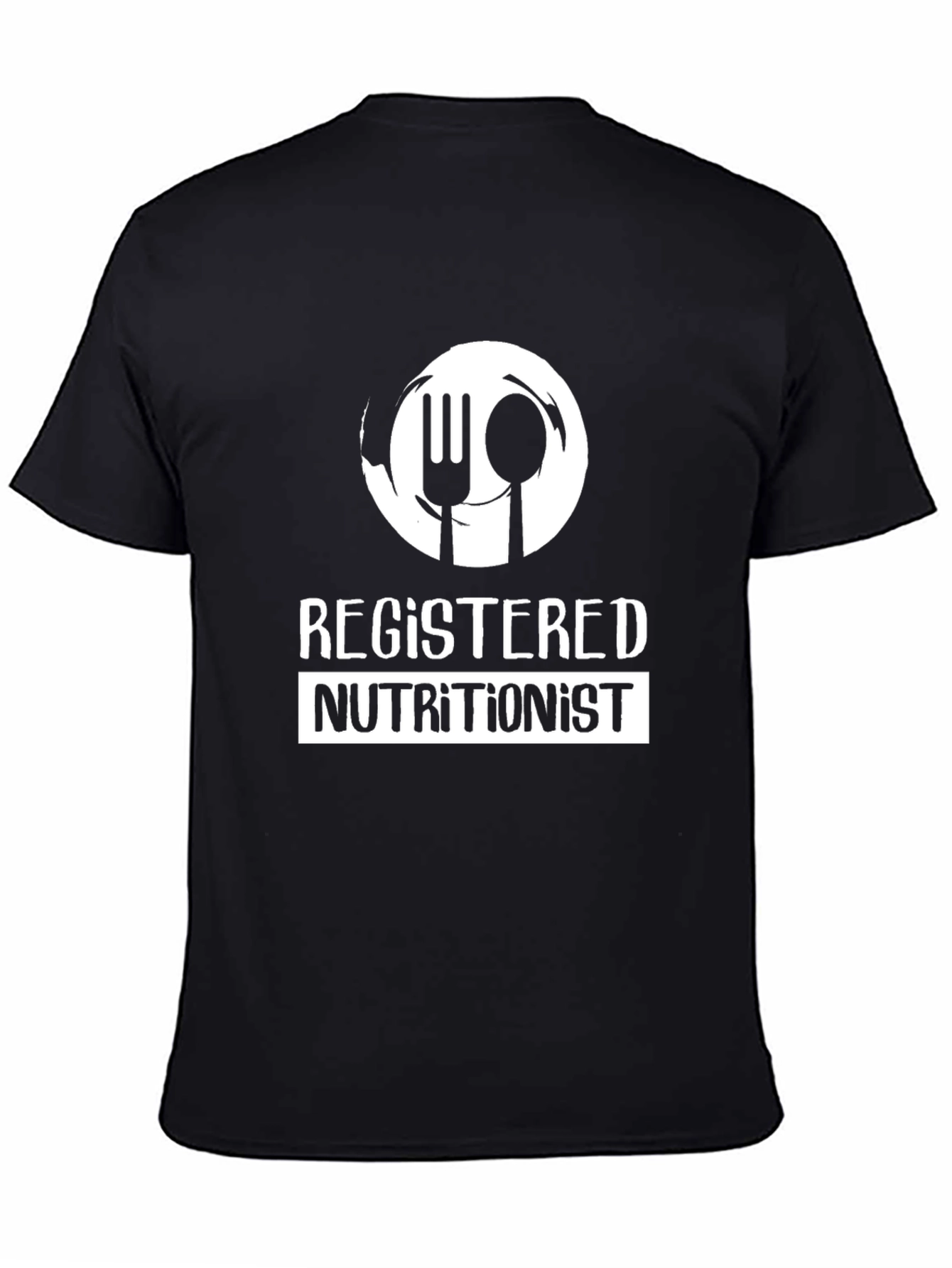 Registered Nutritionist Graphic T-Shirt - Black