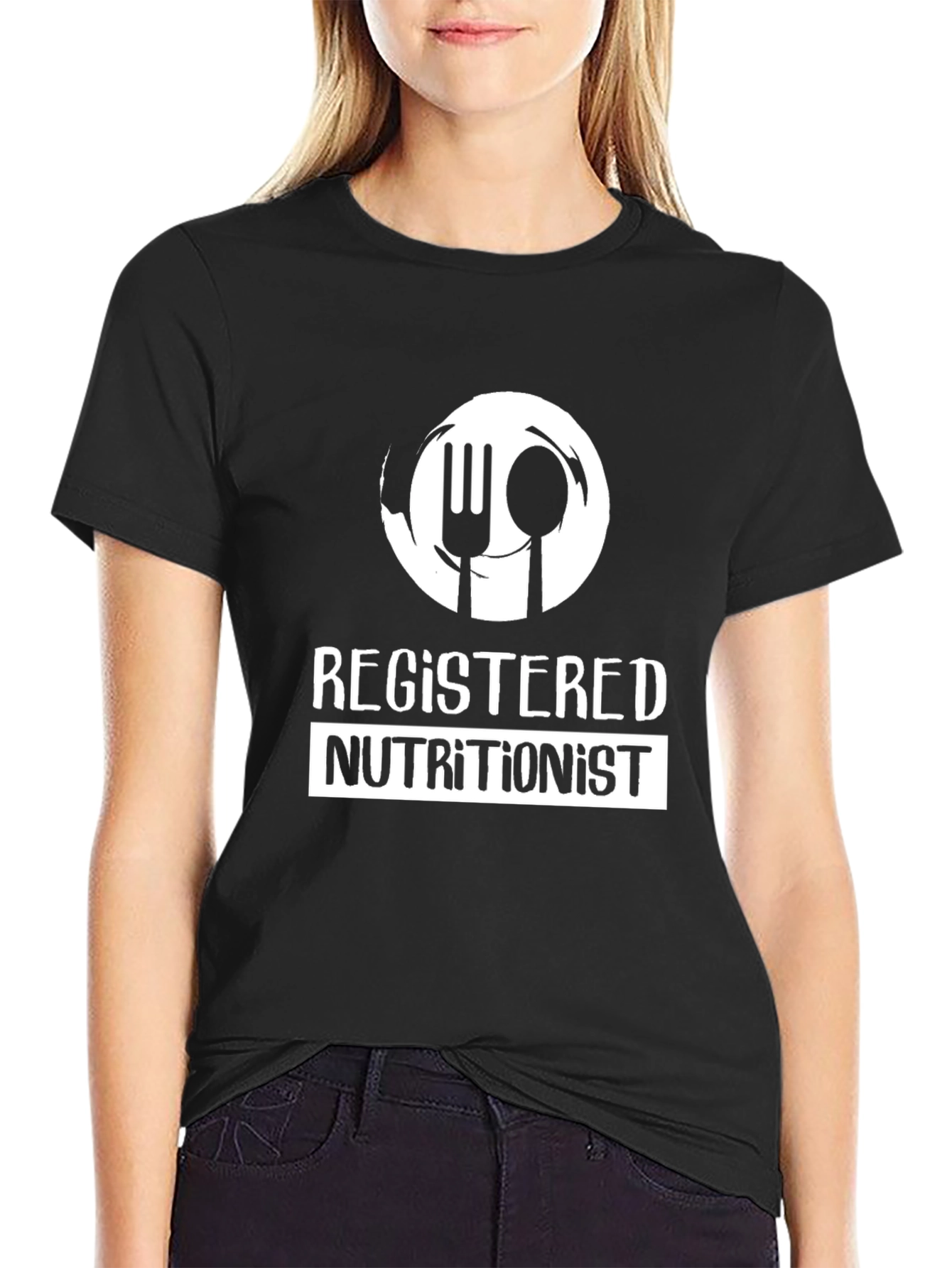 Registered Nutritionist Graphic T-Shirt - Black