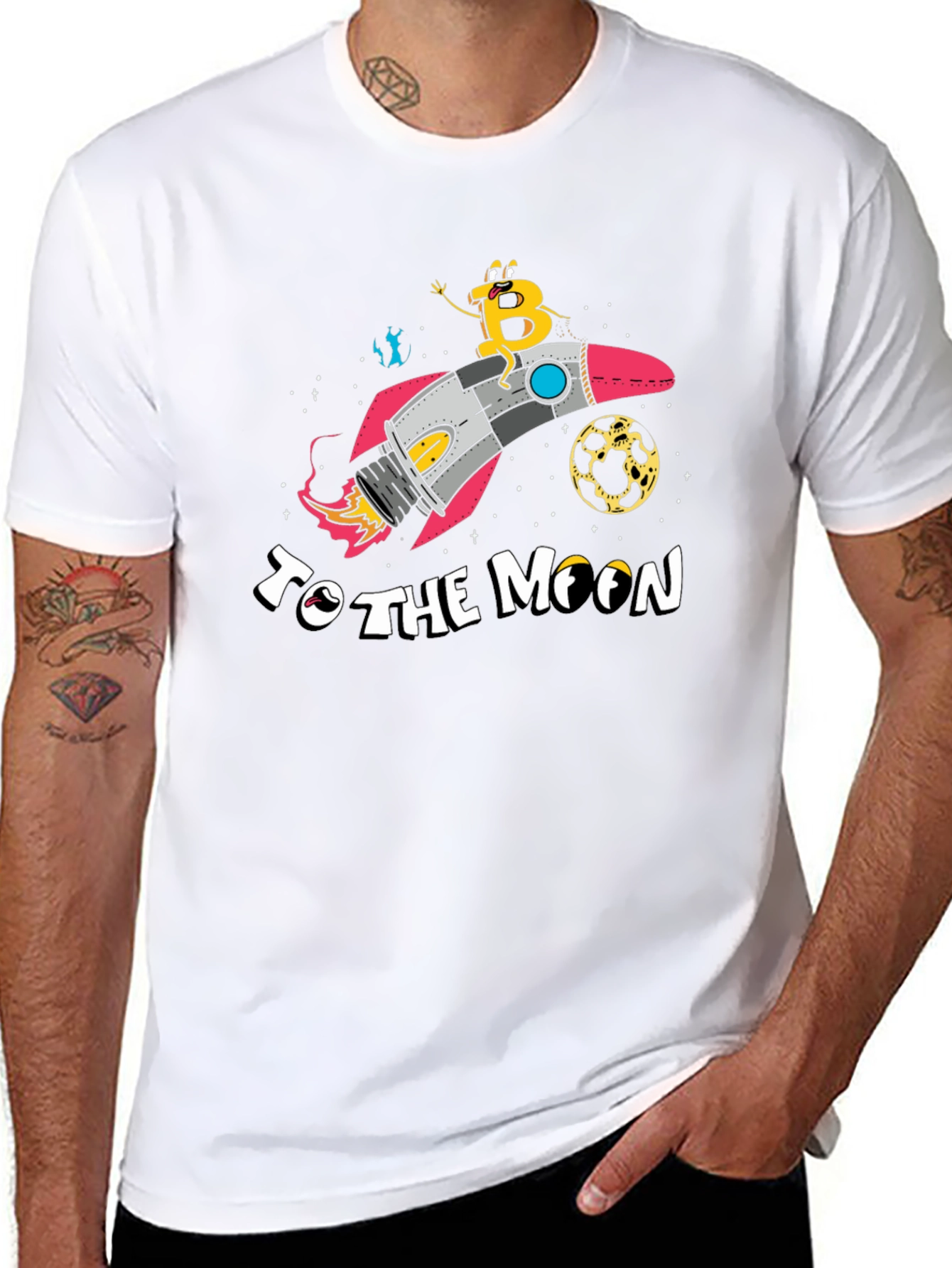 Bitcoin to the Moon T-Shirt