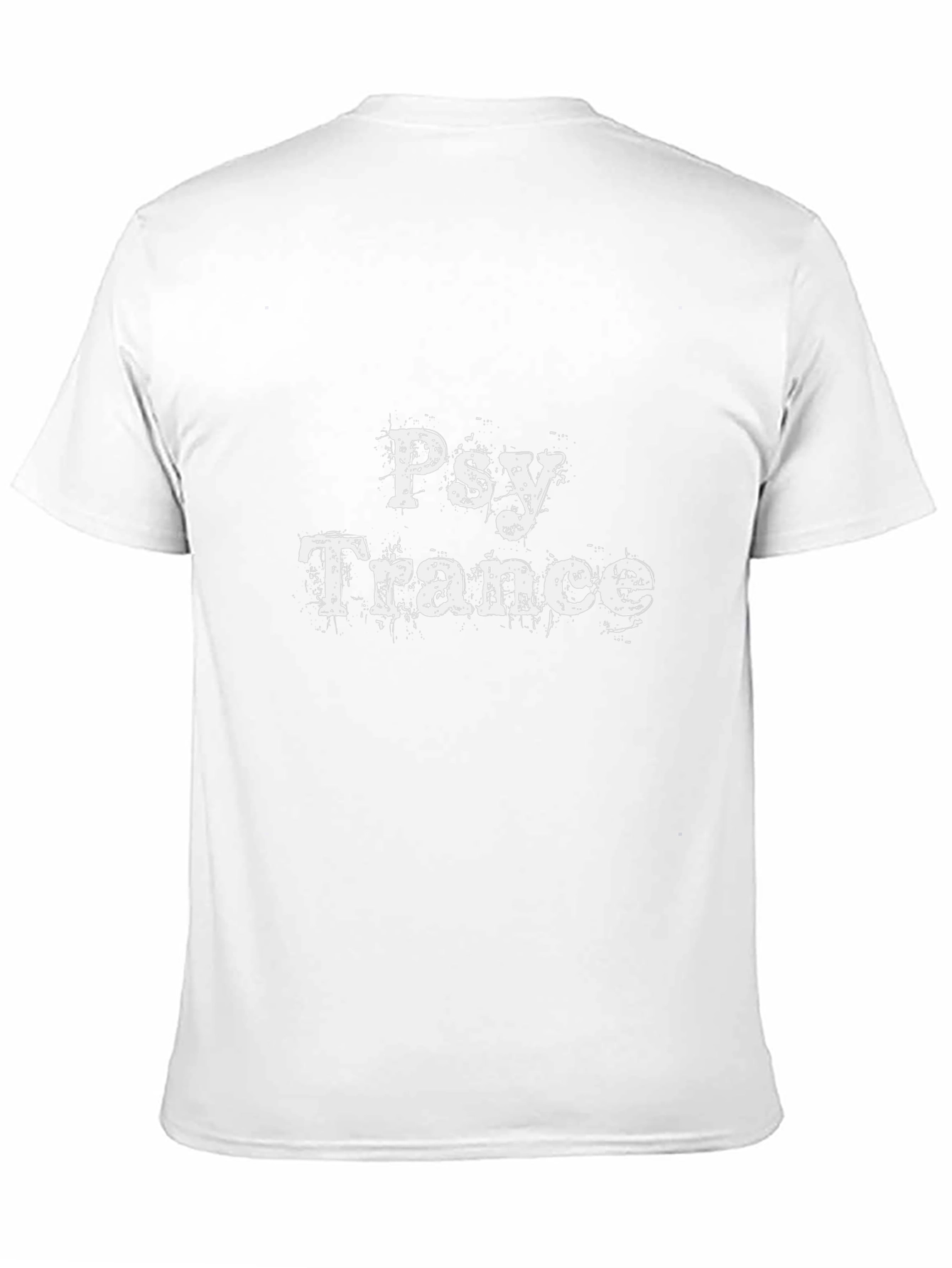 Psy Trance Graphic Tee - Black Cotton Blend