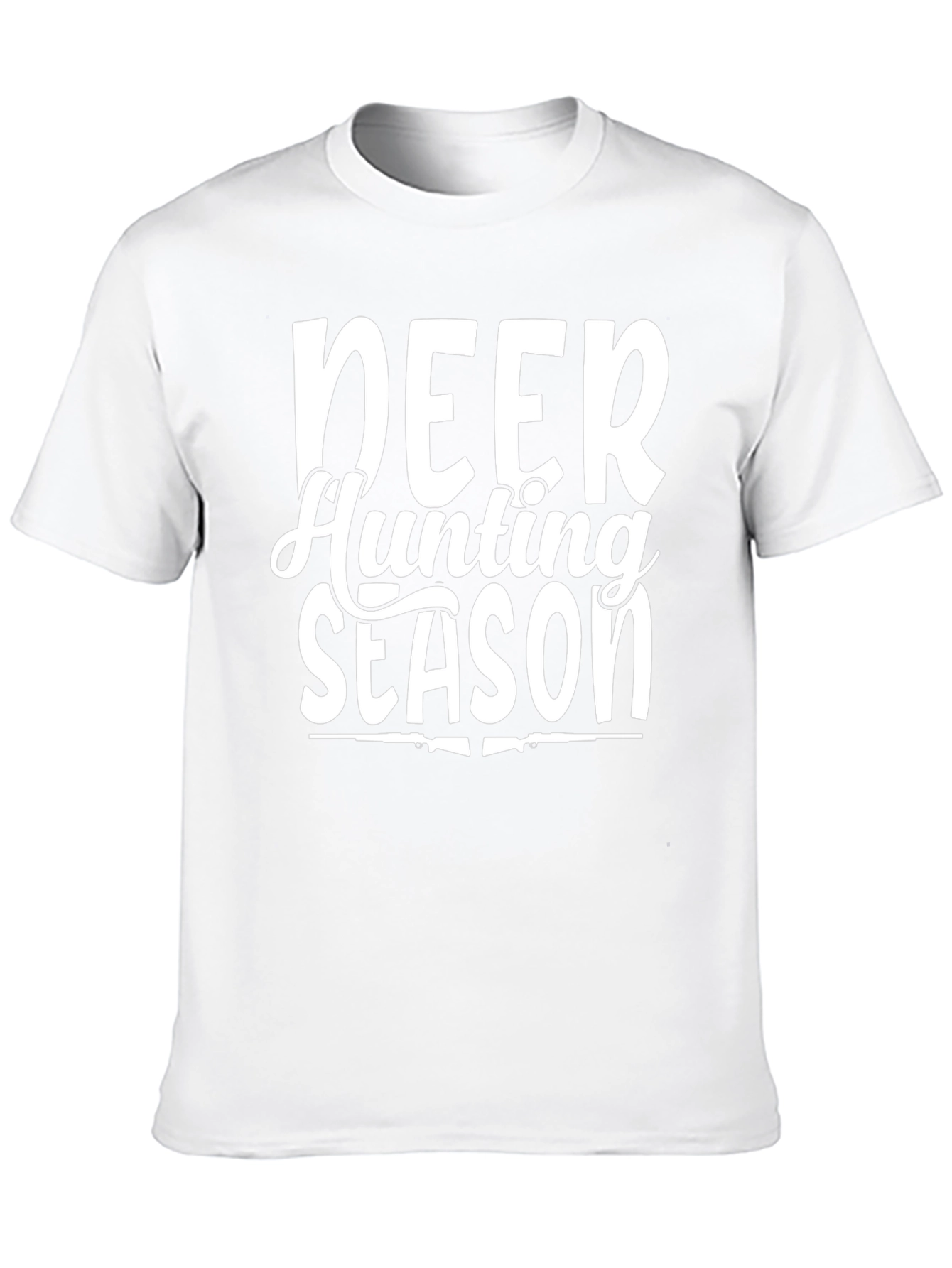 Deer Hunting Season Graphic Tee - Black