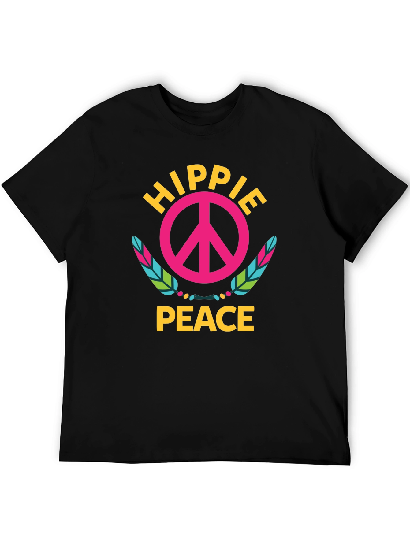 Hippie Peace Symbol Graphic Tee