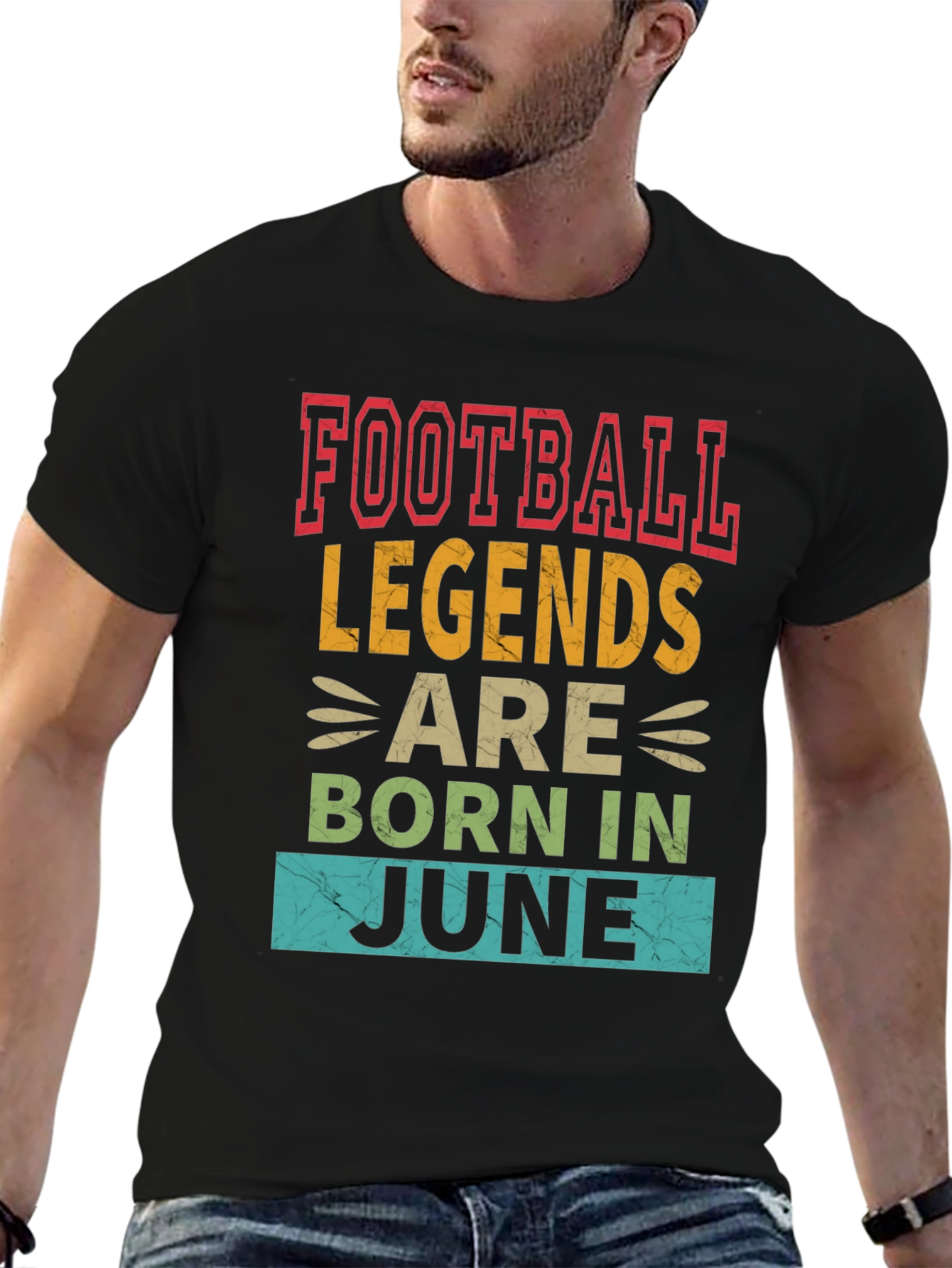 Football Legends Born in June T-Shirt