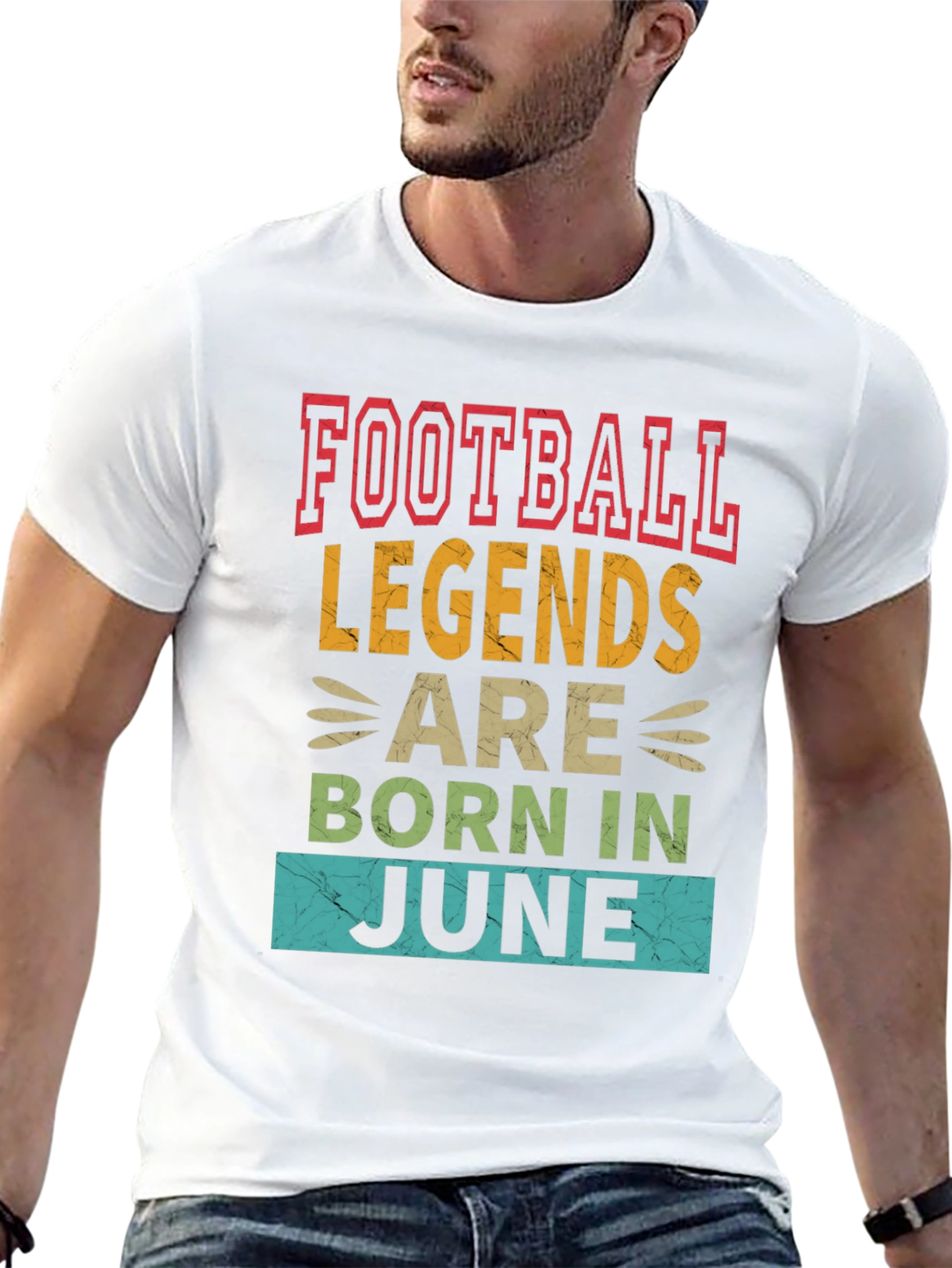 Football Legends Born in June T-Shirt