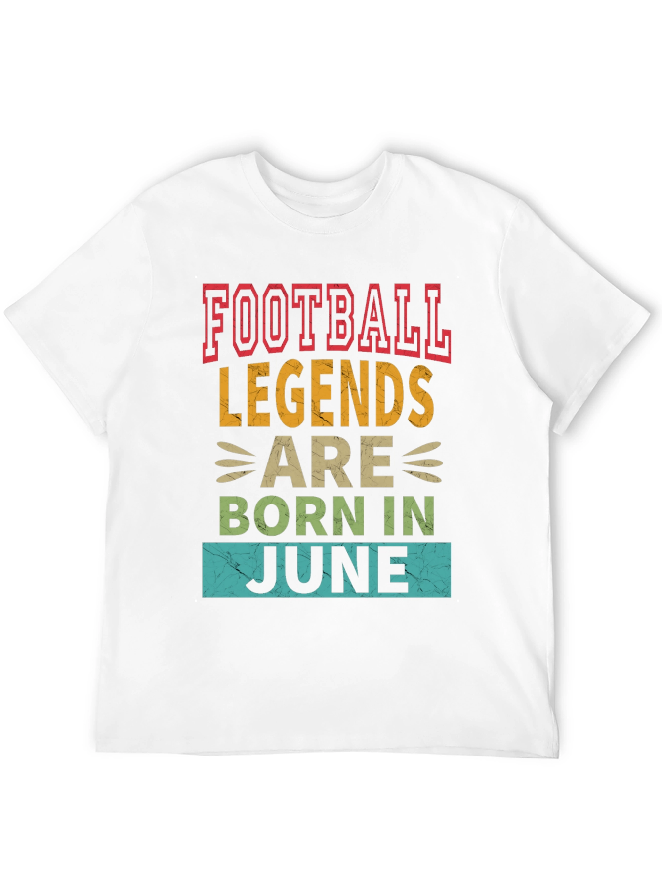 Football Legends Born in June T-Shirt