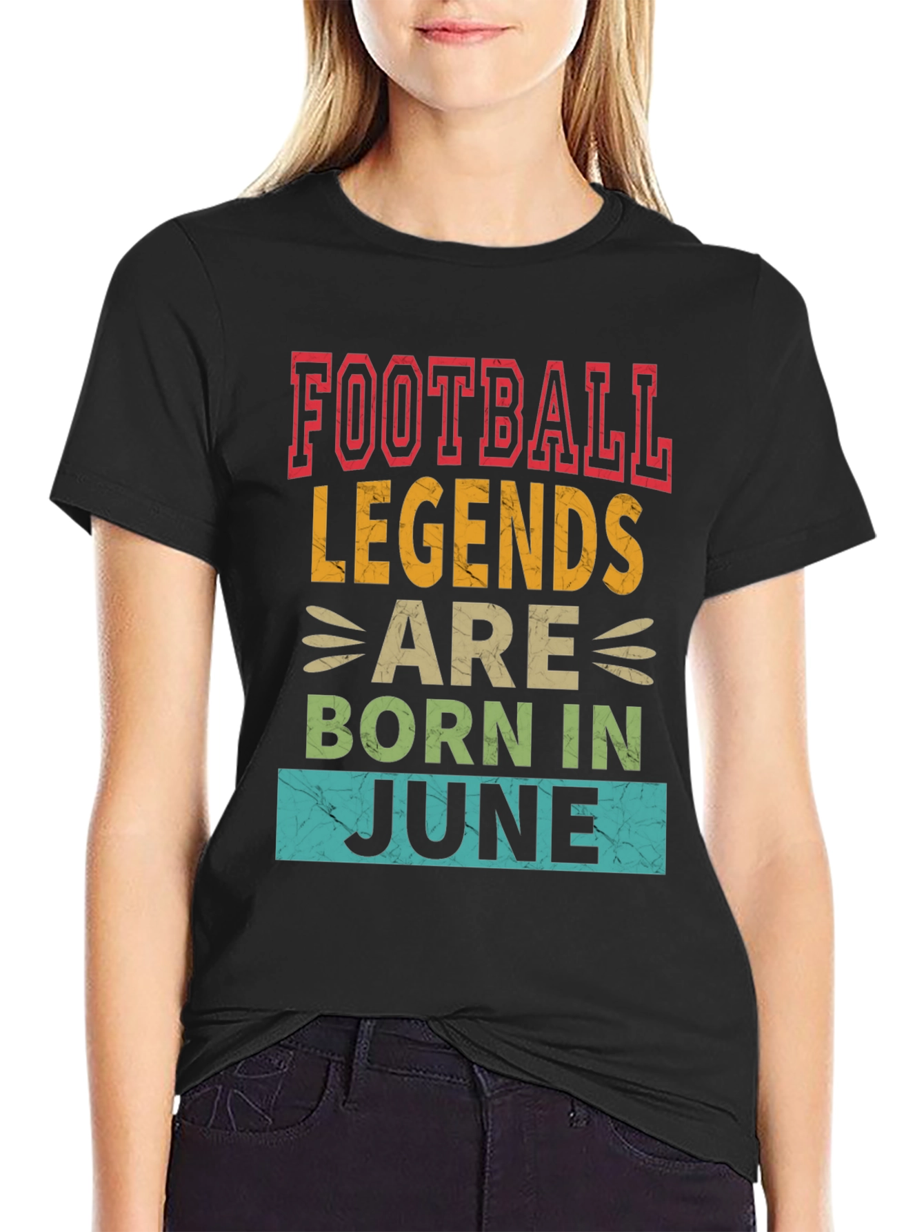 Football Legends Born in June T-Shirt