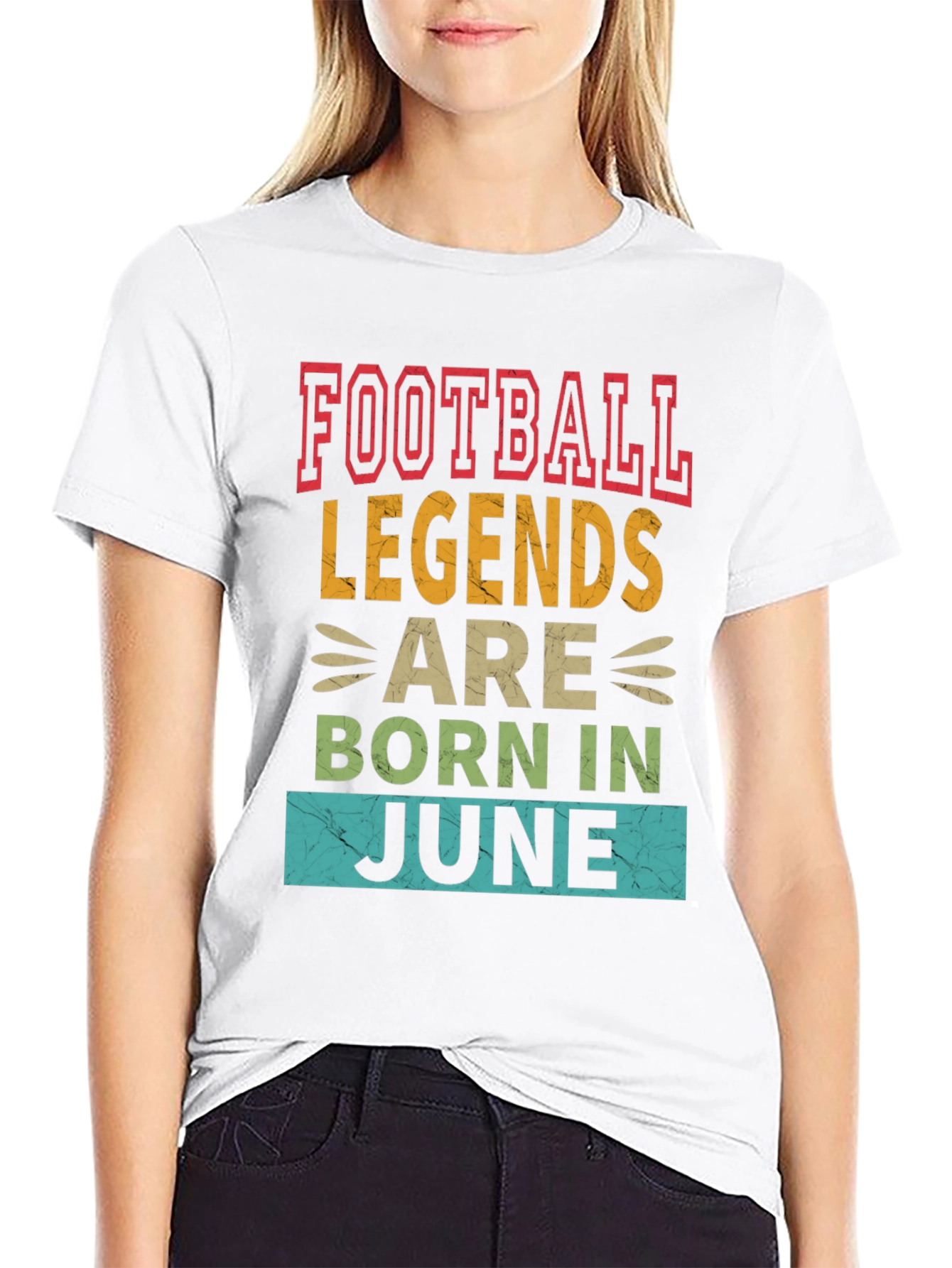 Football Legends Born in June T-Shirt
