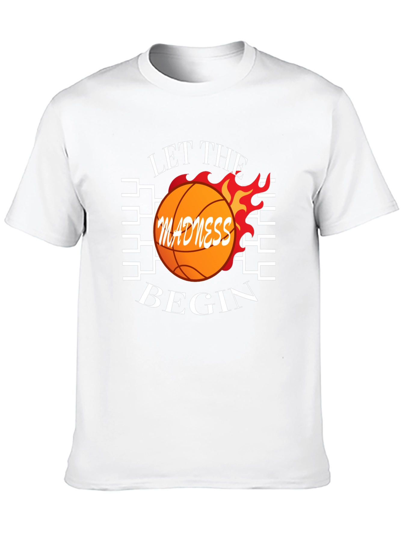 Let the Madness Begin Basketball Graphic Tee