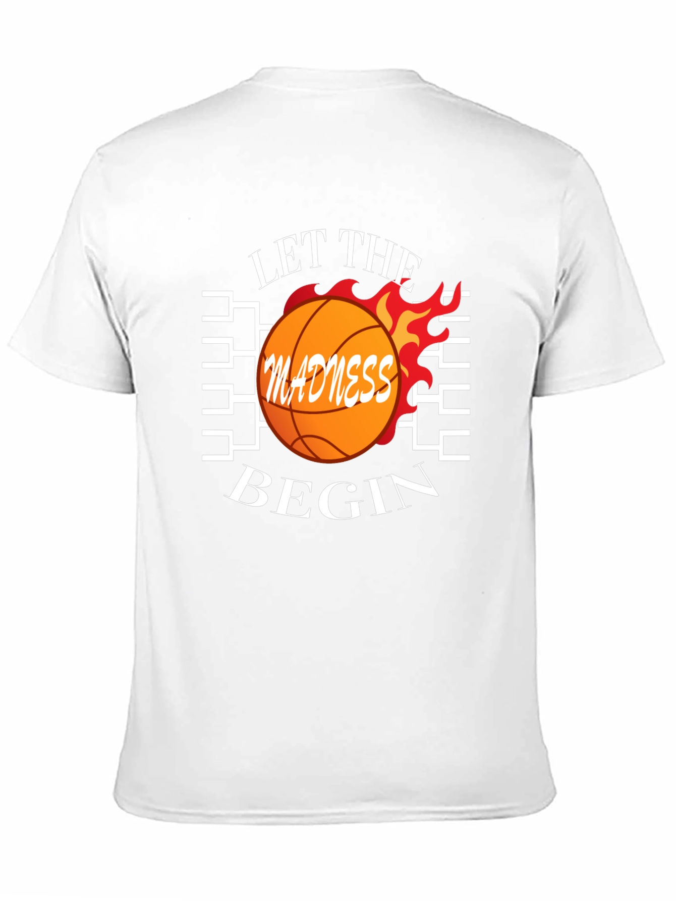 Let the Madness Begin Basketball Graphic Tee