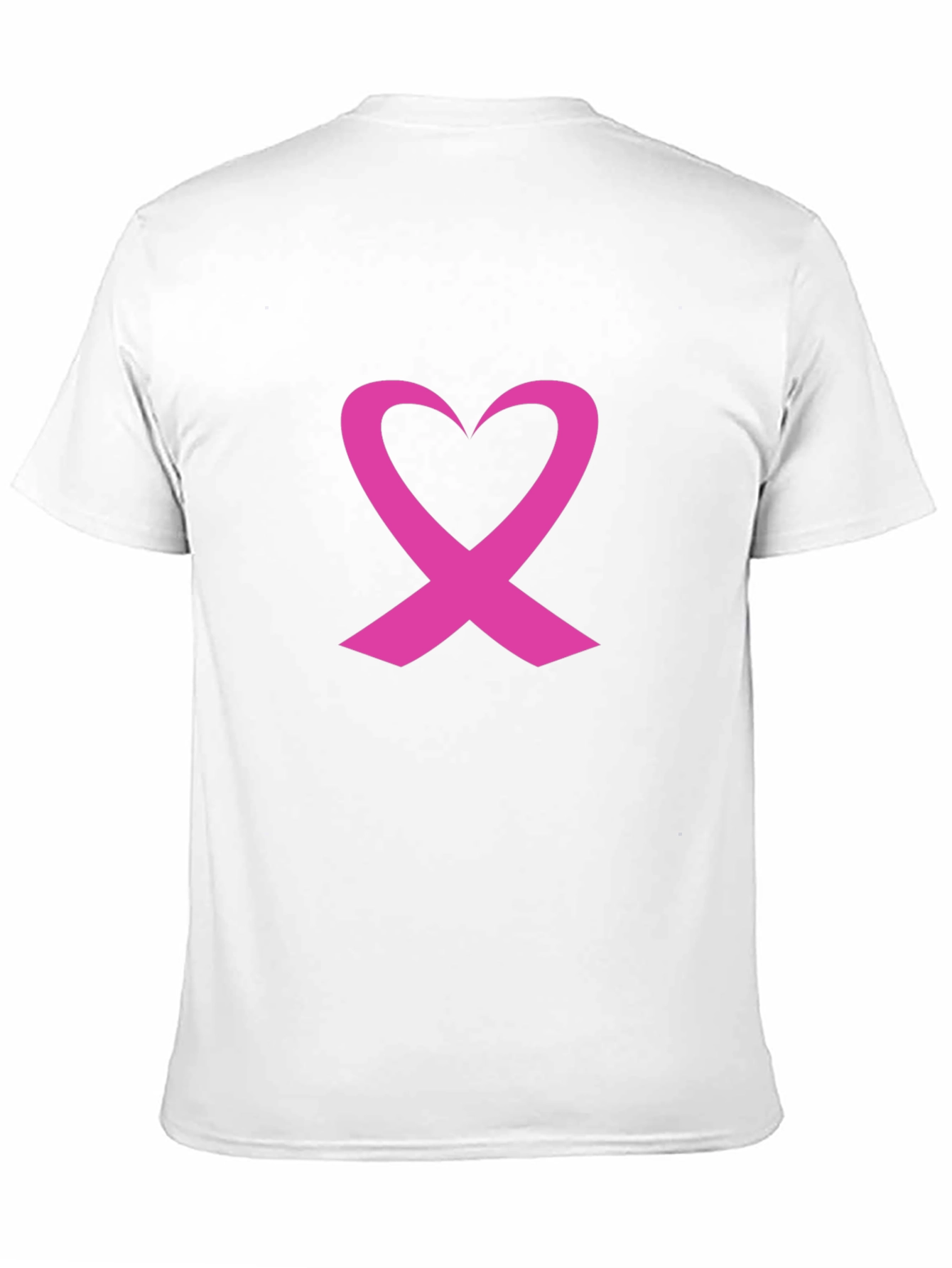 Pink Ribbon Heart T-Shirt - Breast Cancer Awareness