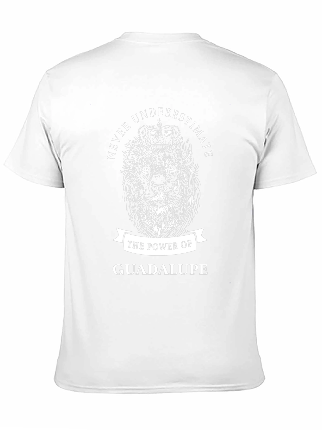Never Underestimate Guadalupe Lion Graphic Tee