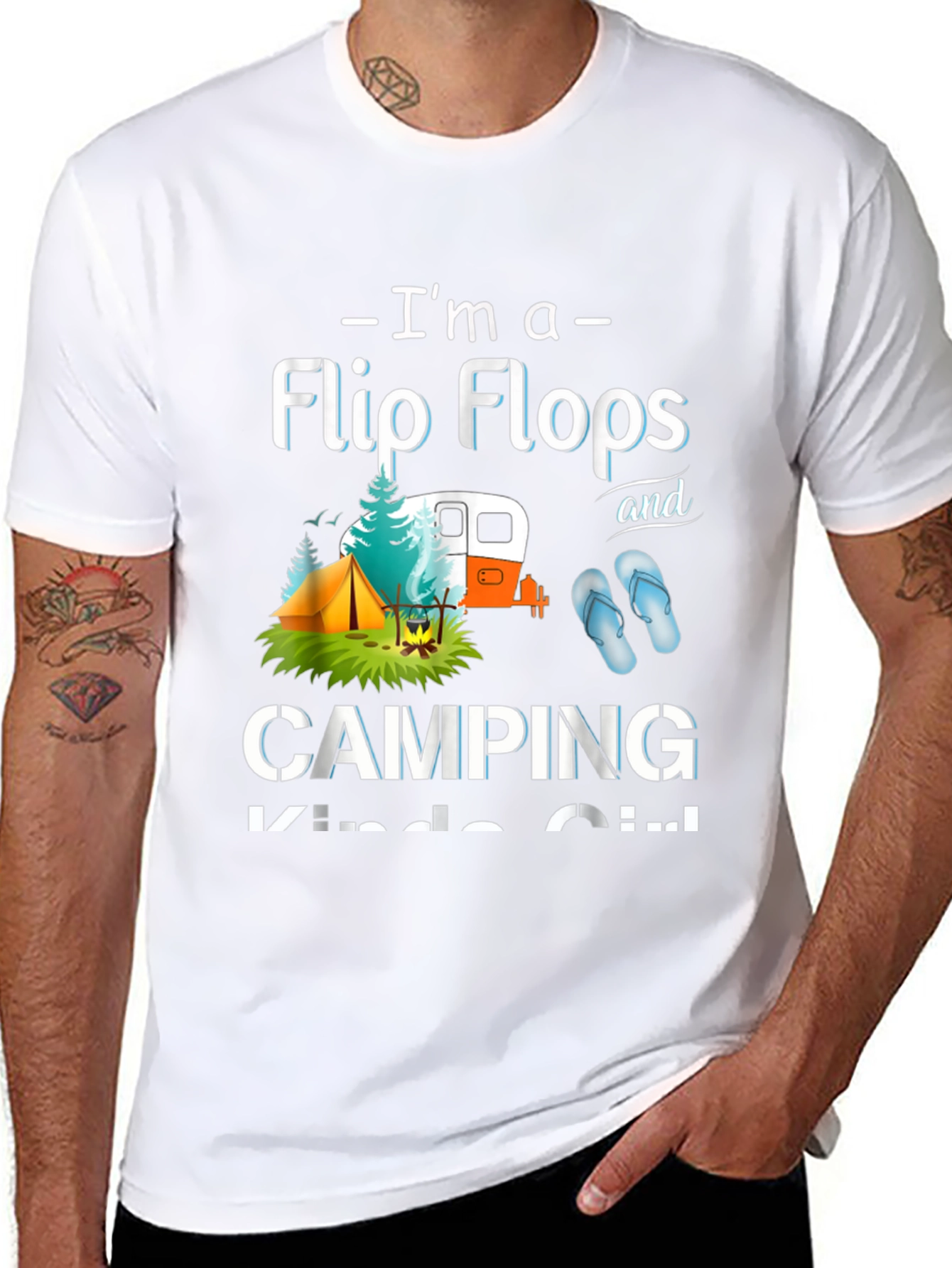 Flip Flops and Camping T-Shirt