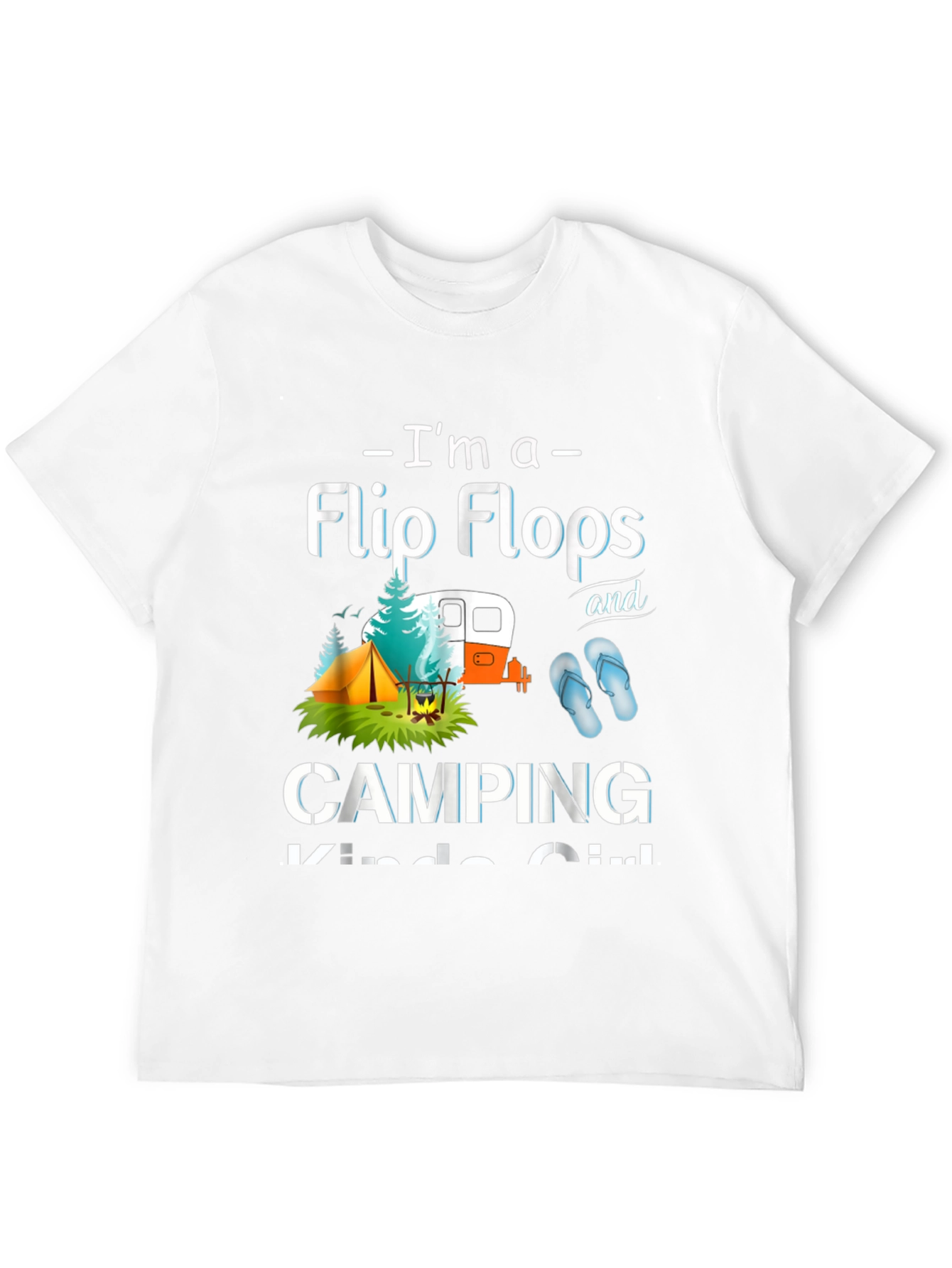 Flip Flops and Camping T-Shirt