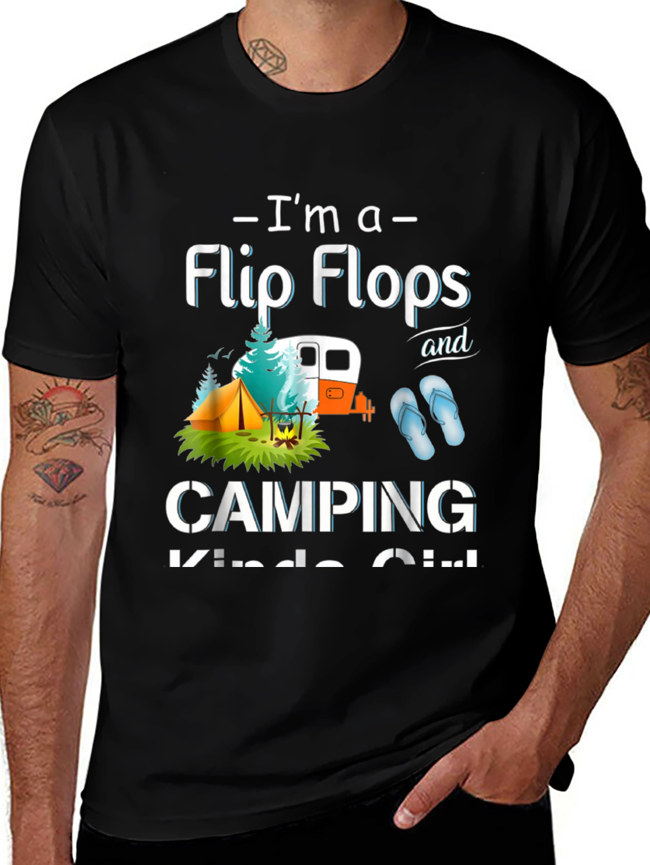 Flip Flops and Camping T-Shirt