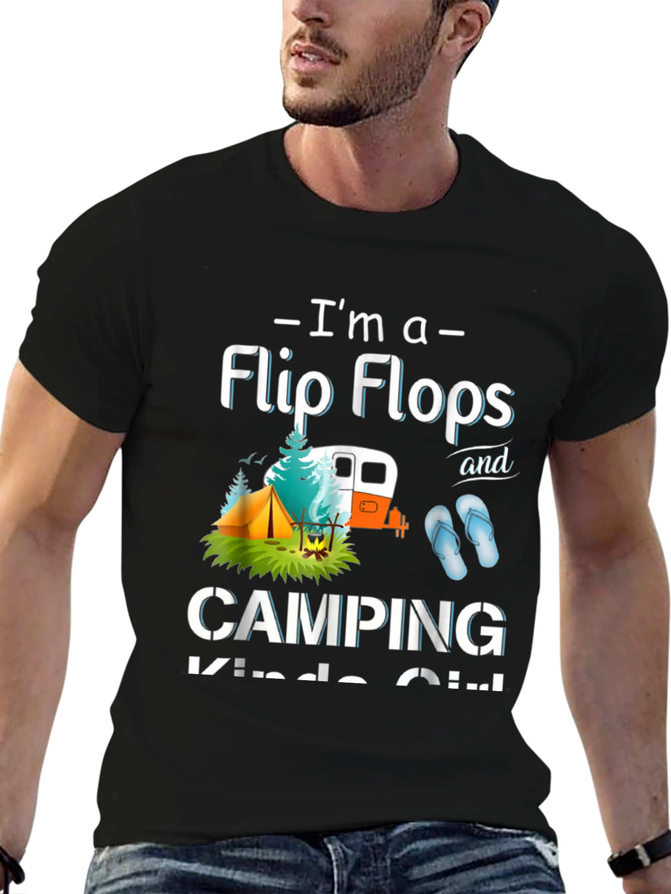 Flip Flops and Camping T-Shirt