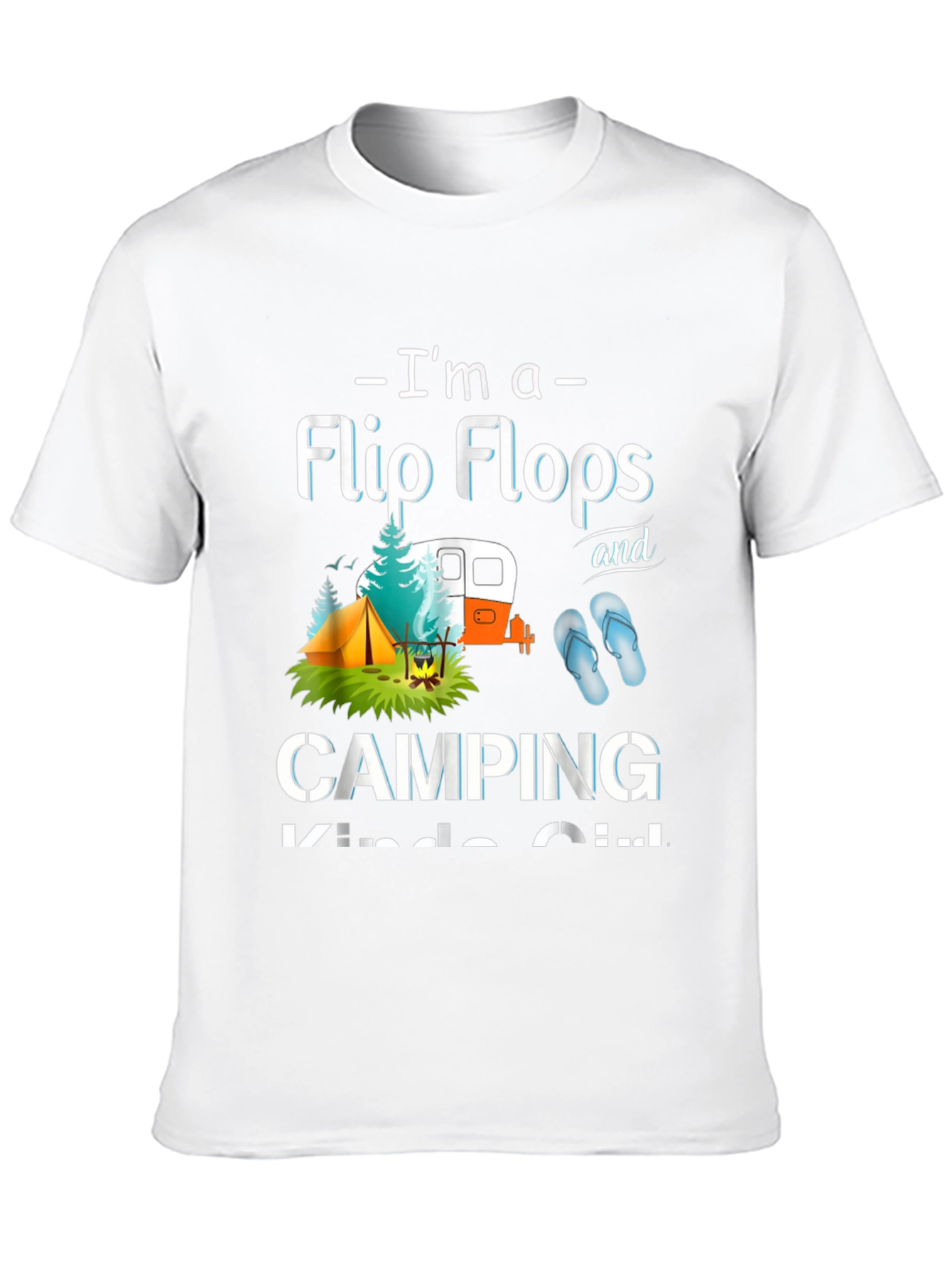 Flip Flops and Camping T-Shirt