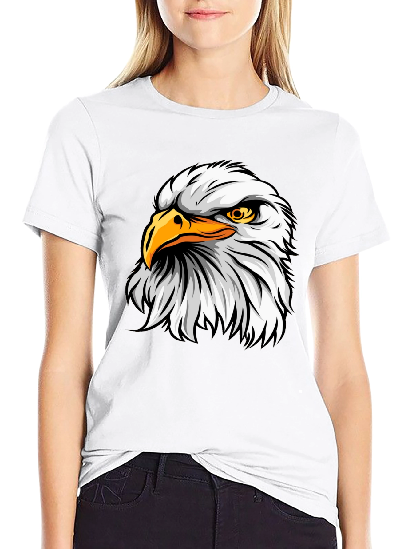 Eagle Graphic Print T-Shirt - Bold Design