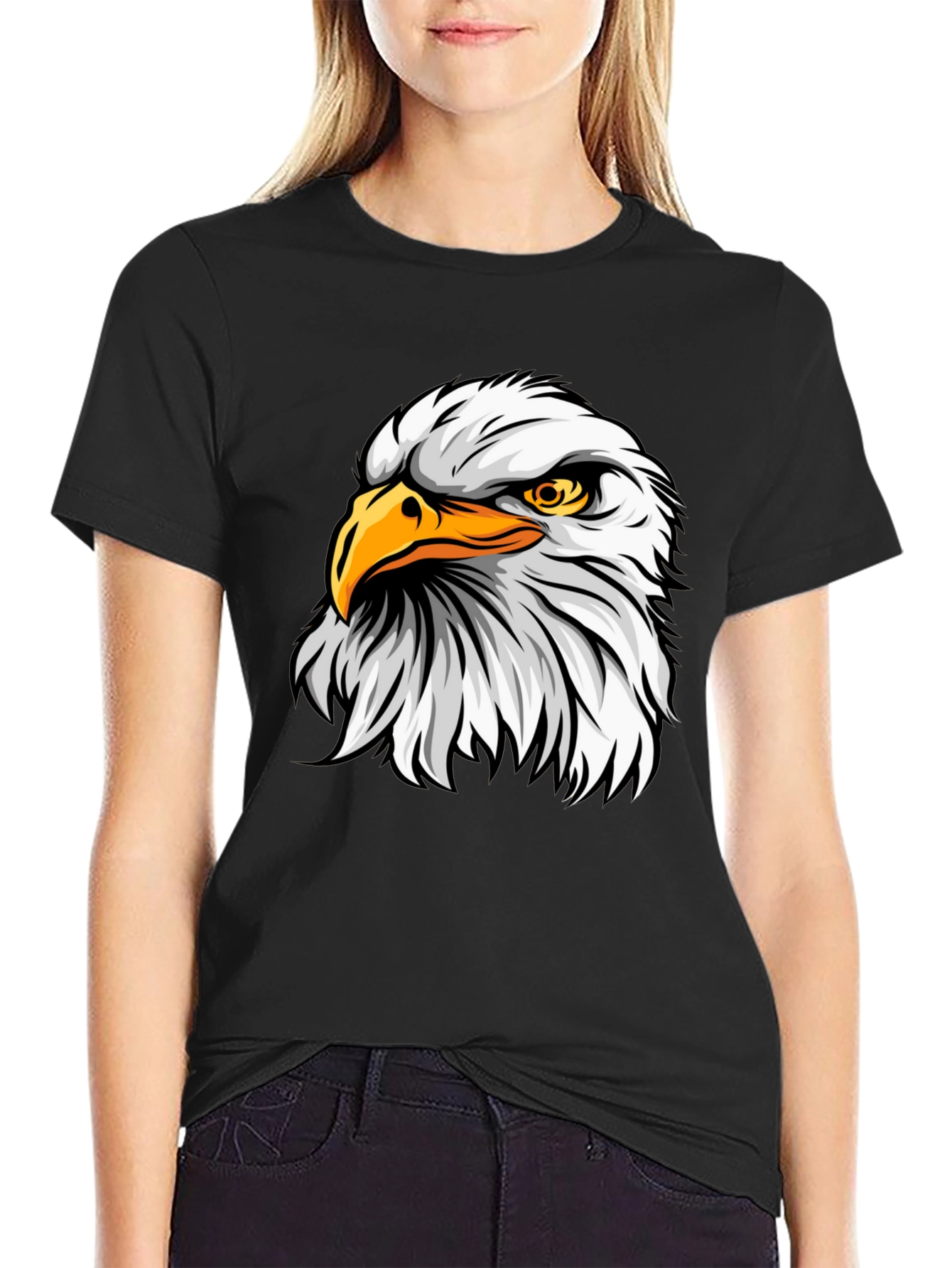 Eagle Graphic Print T-Shirt - Bold Design