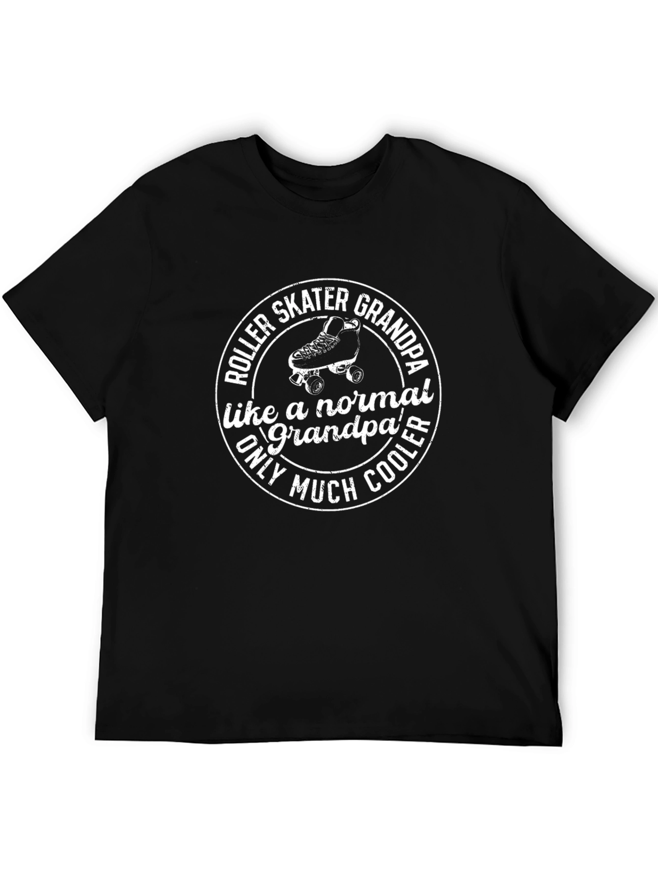 Roller Skater Grandpa Tee - Cool Grandpa Gift