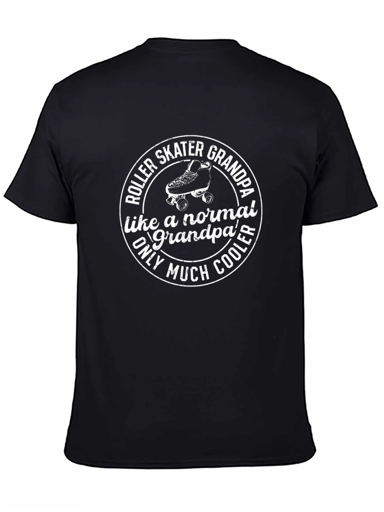 Roller Skater Grandpa Tee - Cool Grandpa Gift