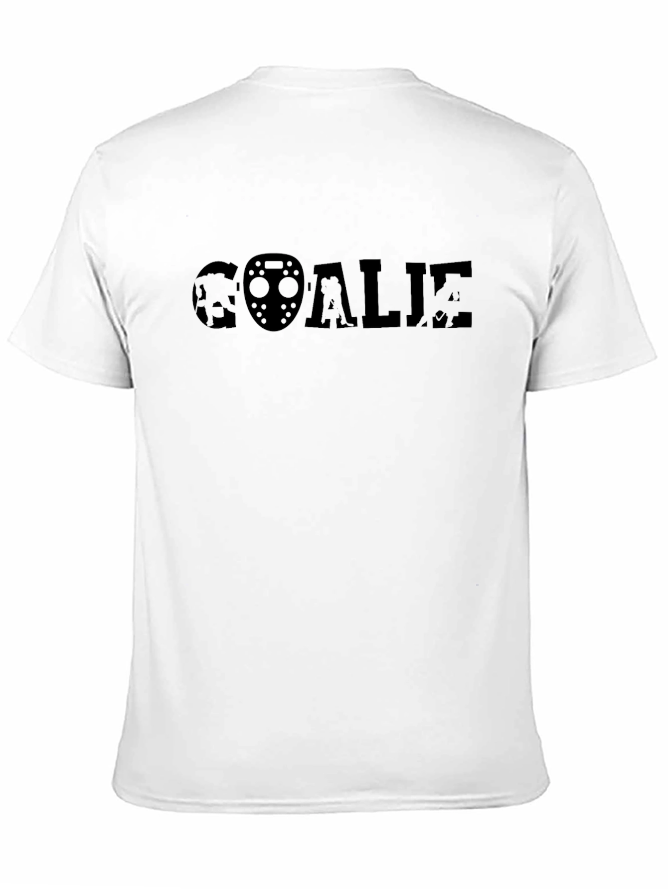 Hockey Goalie Graphic Tee - Black T-Shirt