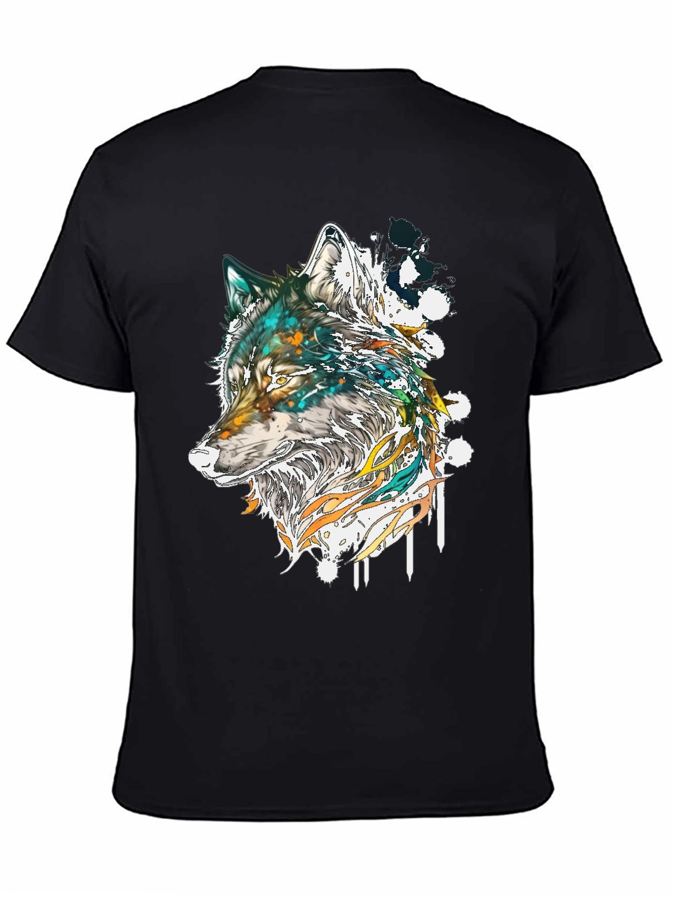 Wolf Graphic T-Shirt - Artistic Print