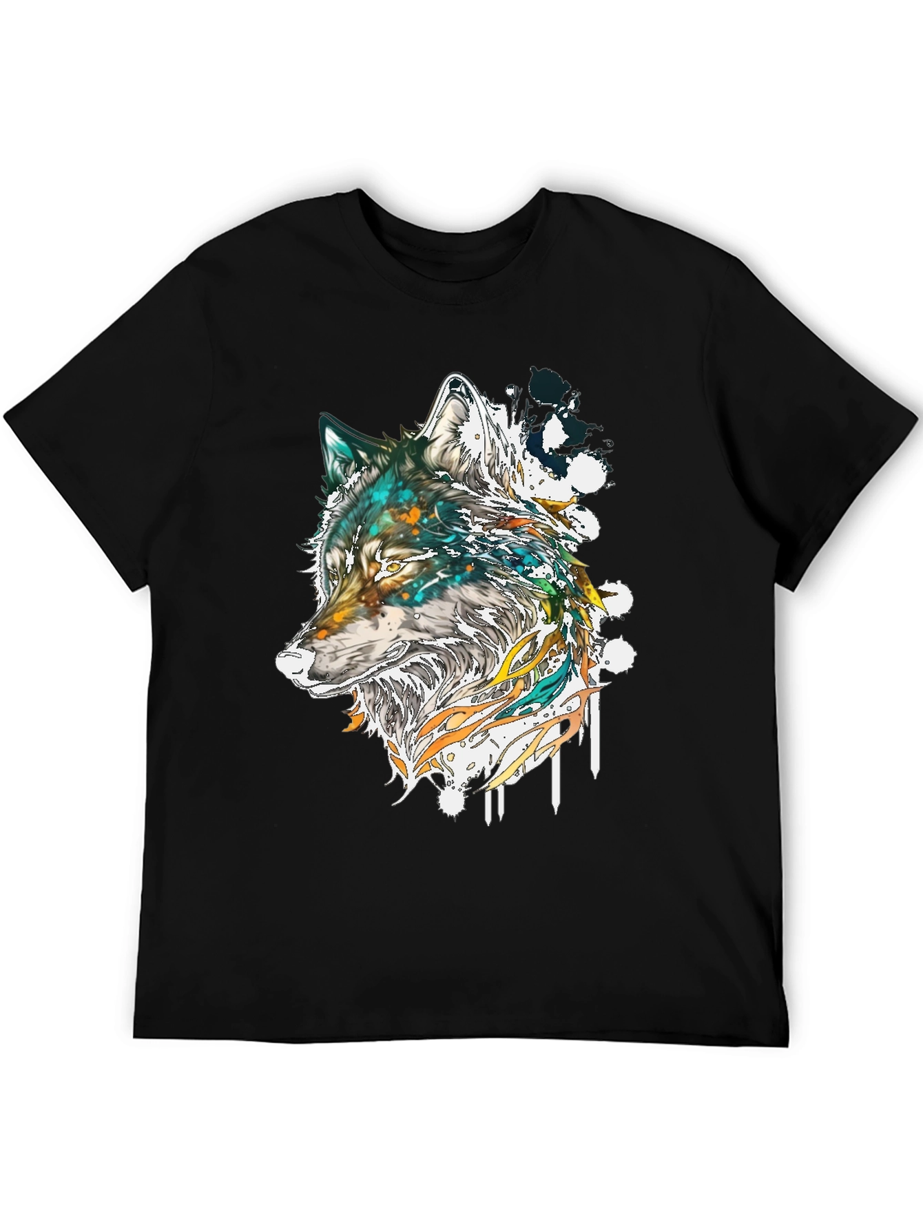 Wolf Graphic T-Shirt - Artistic Print