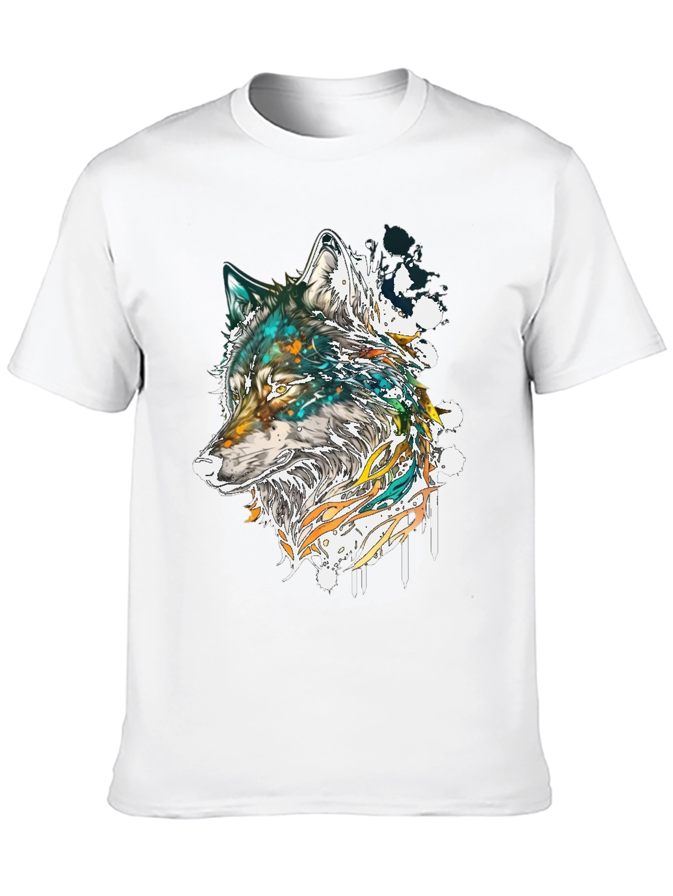 Wolf Graphic T-Shirt - Artistic Print