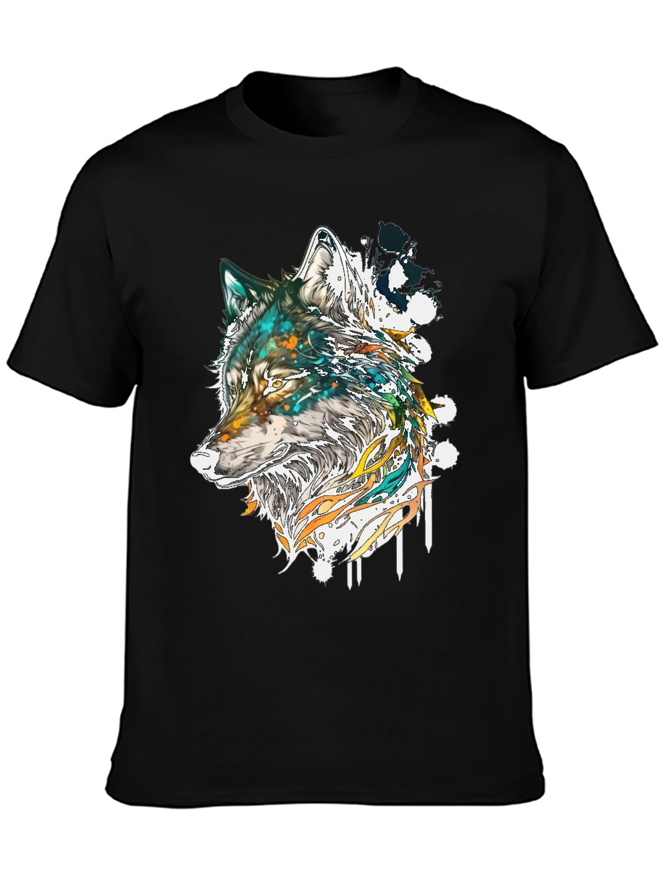 Wolf Graphic T-Shirt - Artistic Print