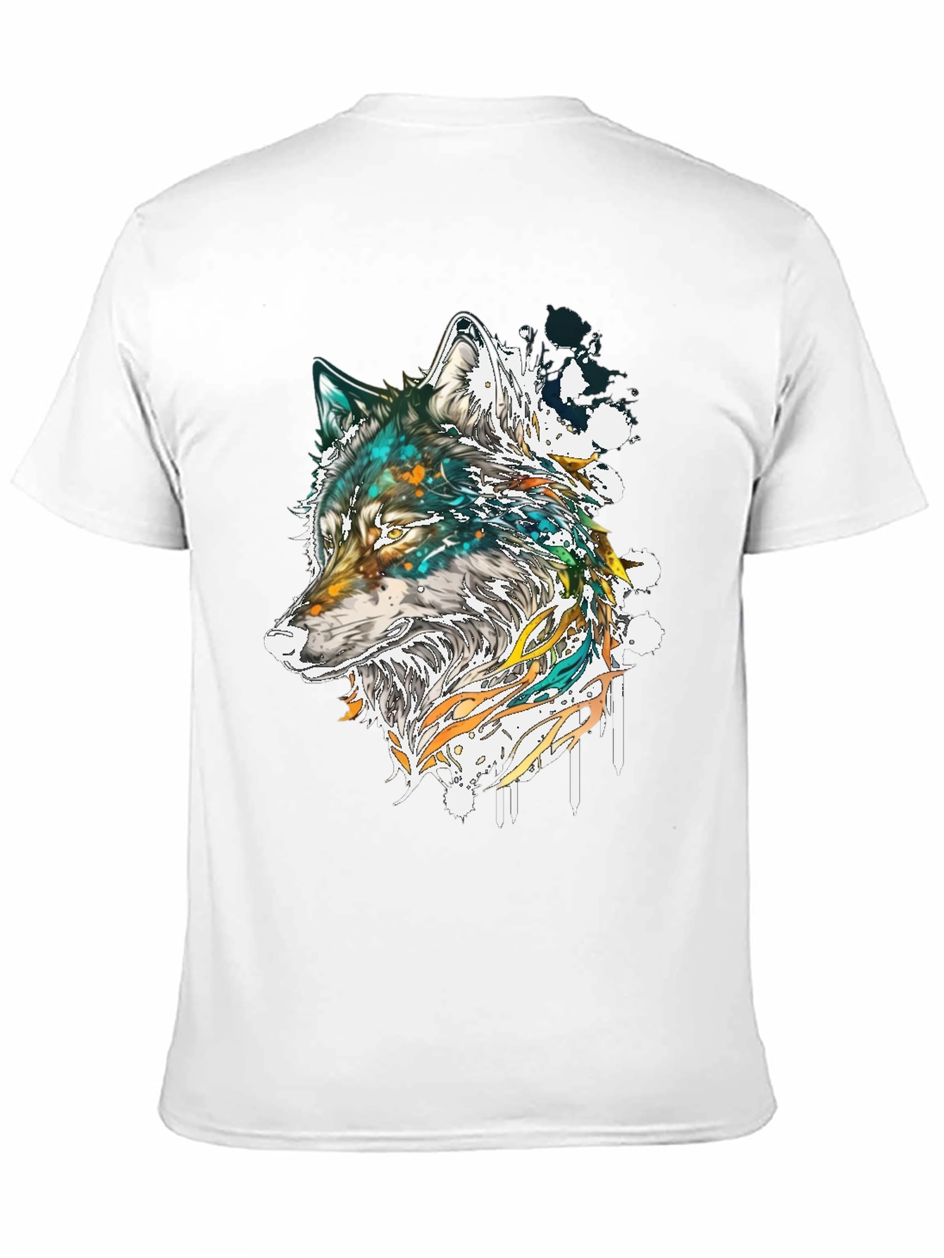 Wolf Graphic T-Shirt - Artistic Print