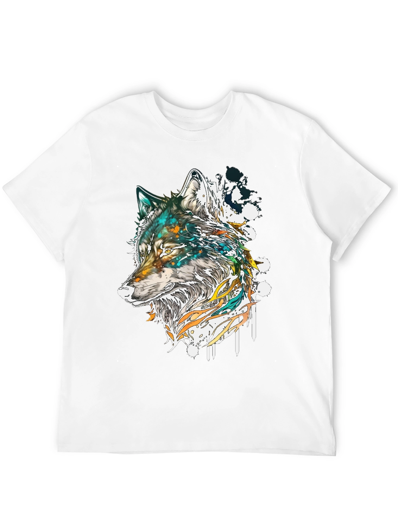 Wolf Graphic T-Shirt - Artistic Print