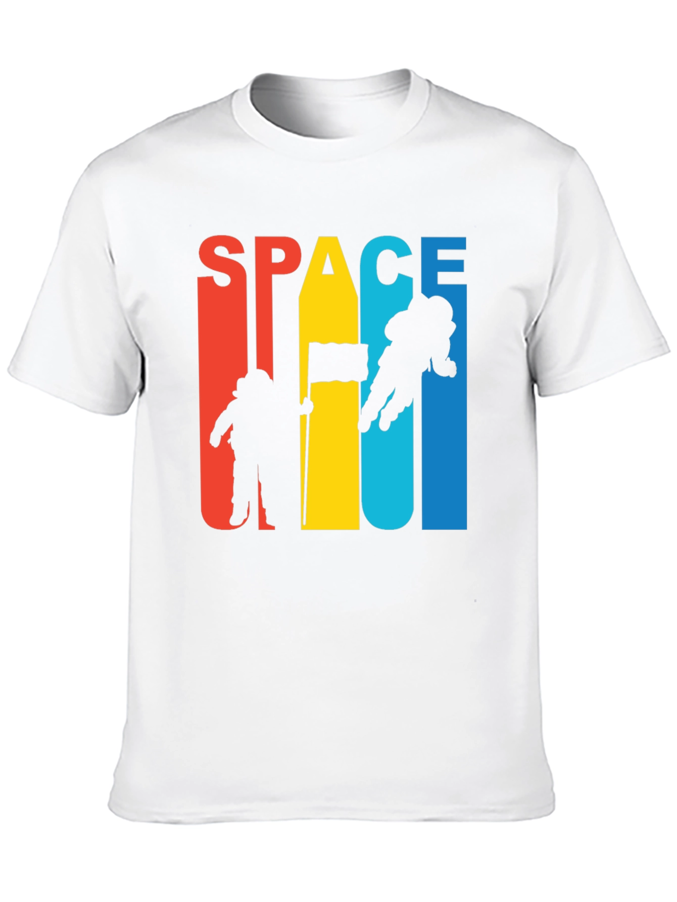 Space T-Shirt Retro Astronaut Design