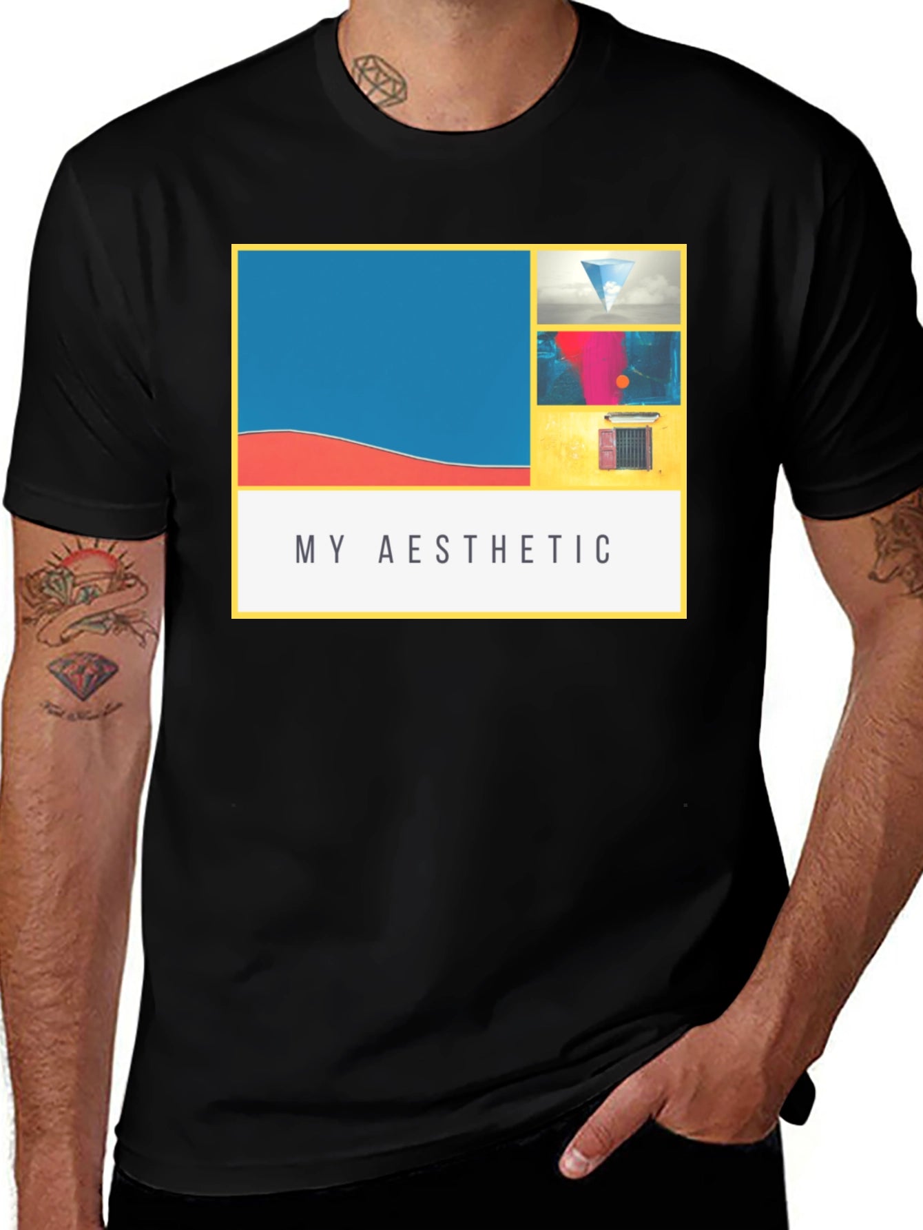 Aesthetic Graphic Tee - Modern Art Design