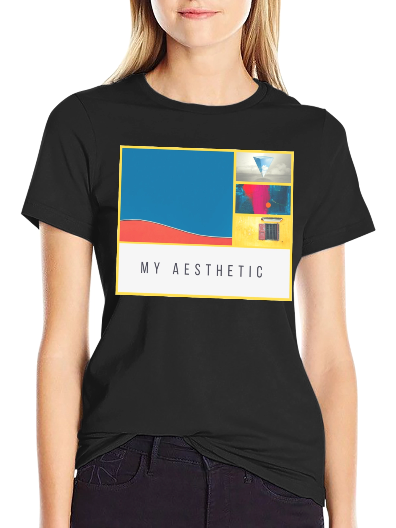 Aesthetic Graphic Tee - Modern Art Design