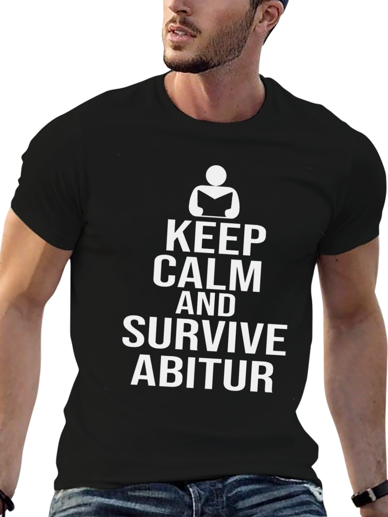 Keep Calm and Survive Abitur Graphic T-Shirt