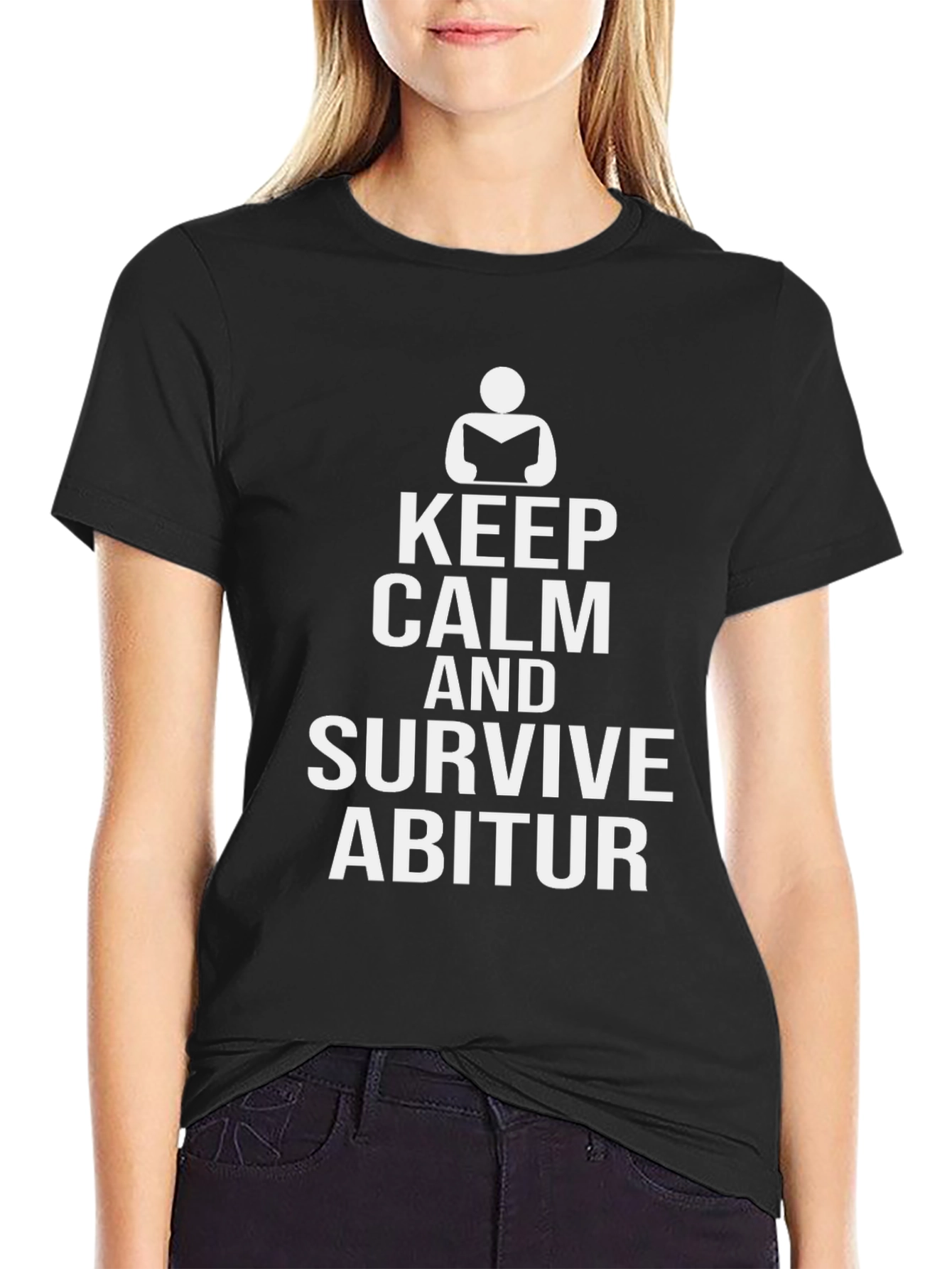 Keep Calm and Survive Abitur Graphic T-Shirt