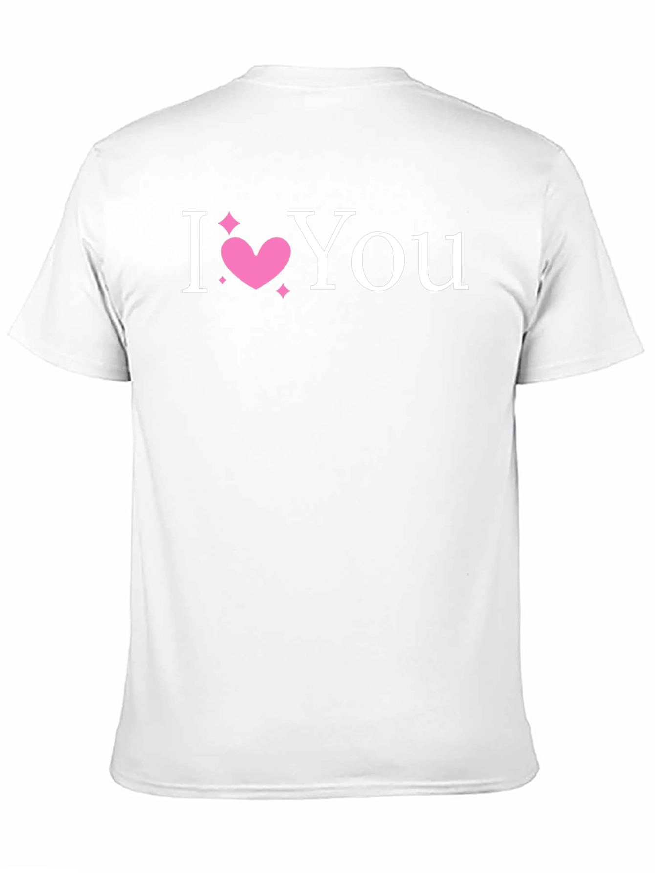 I Heart You Black T-Shirt Love Graphic Tee