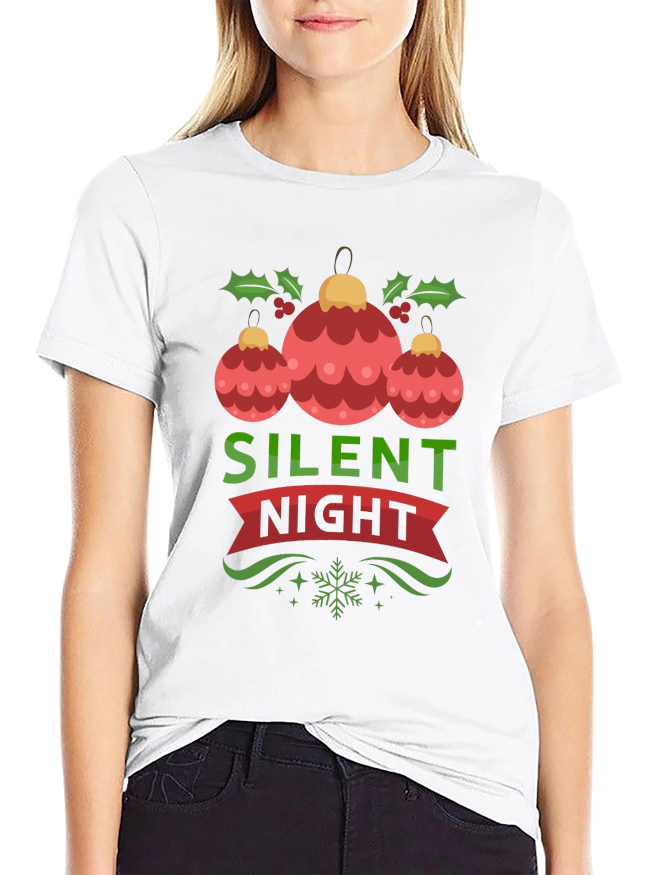 Silent Night Christmas Ornament T-Shirt