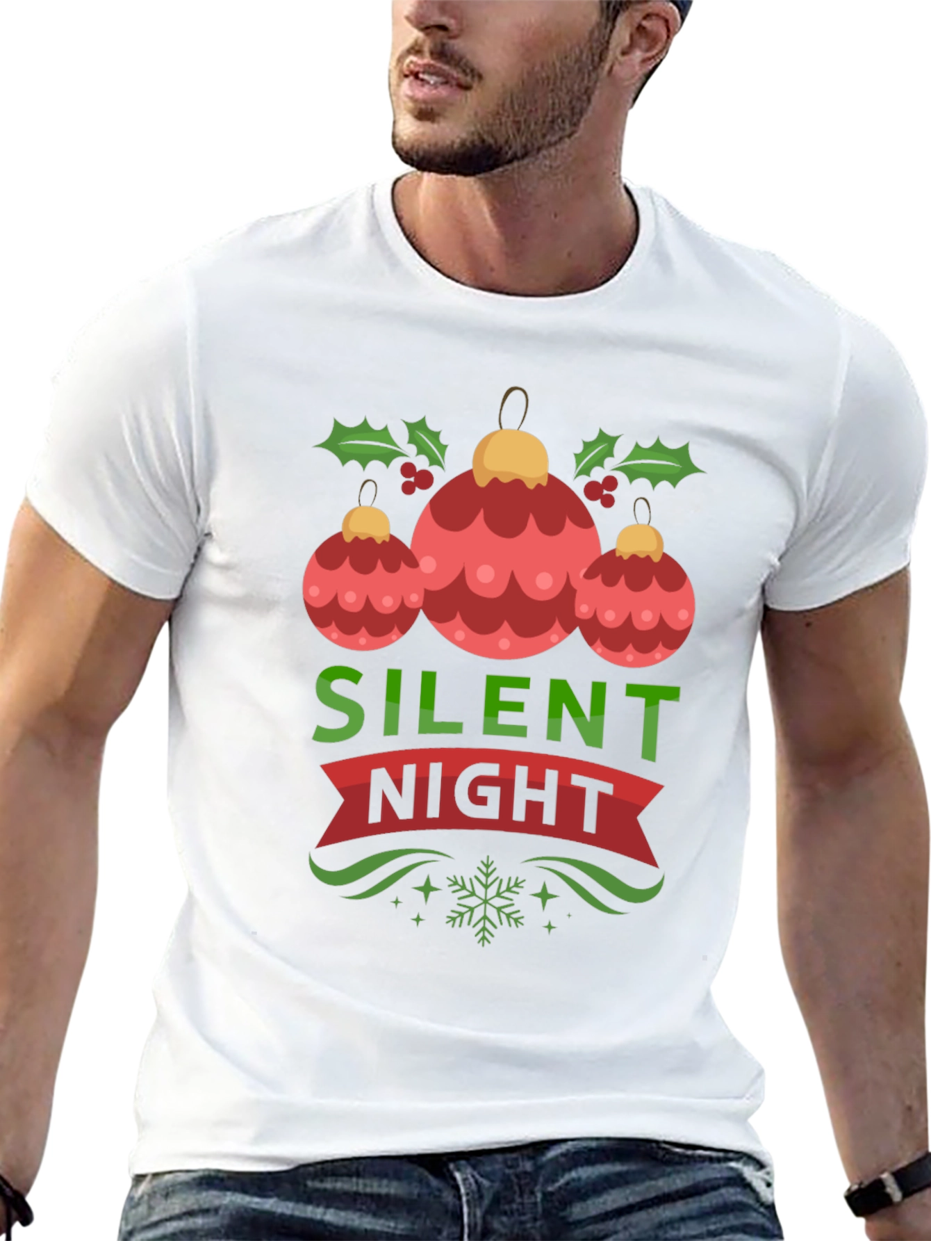 Silent Night Christmas Ornament T-Shirt