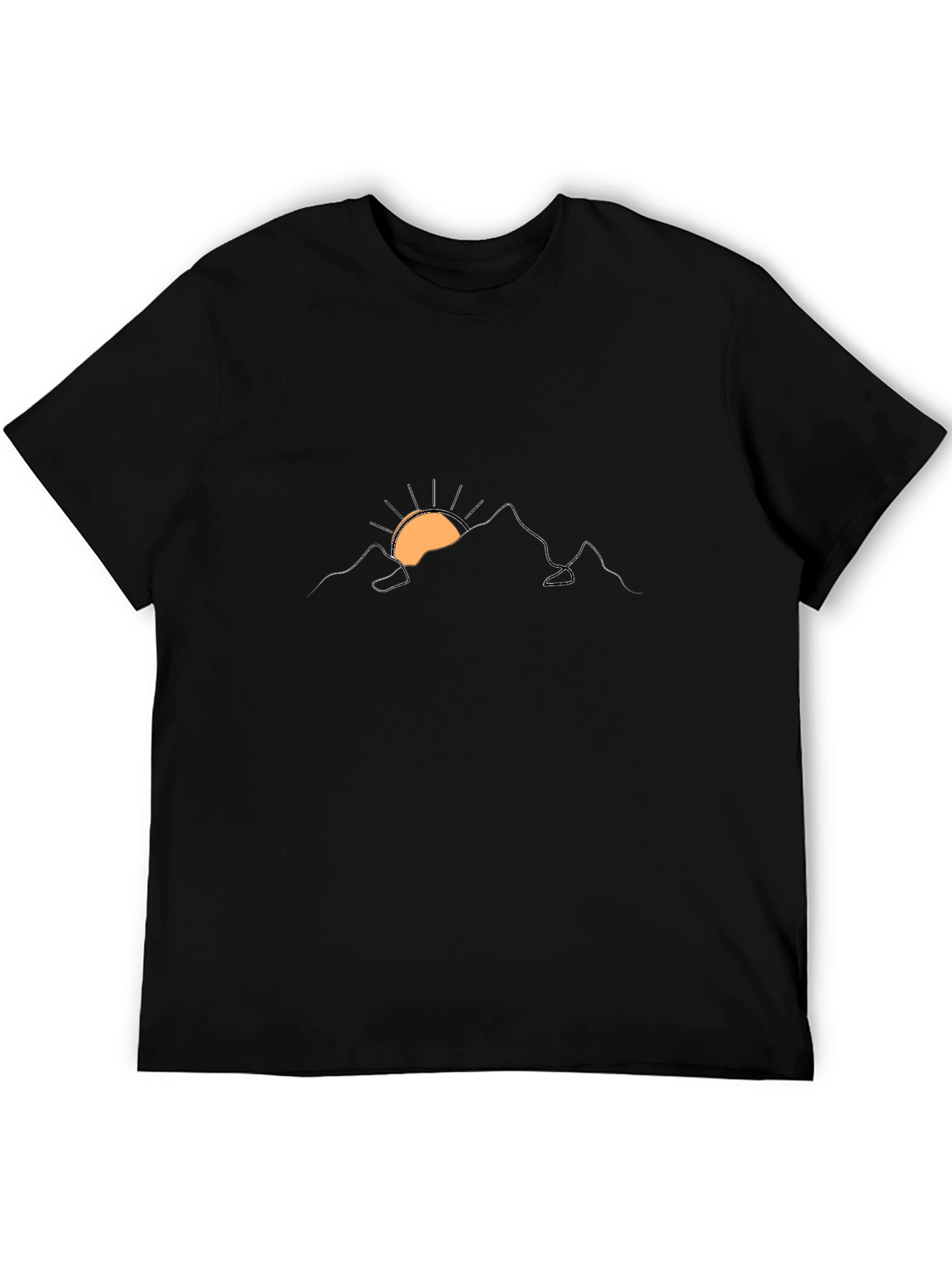 Mountain Sunrise Graphic T-Shirt - Soft Cotton Blend