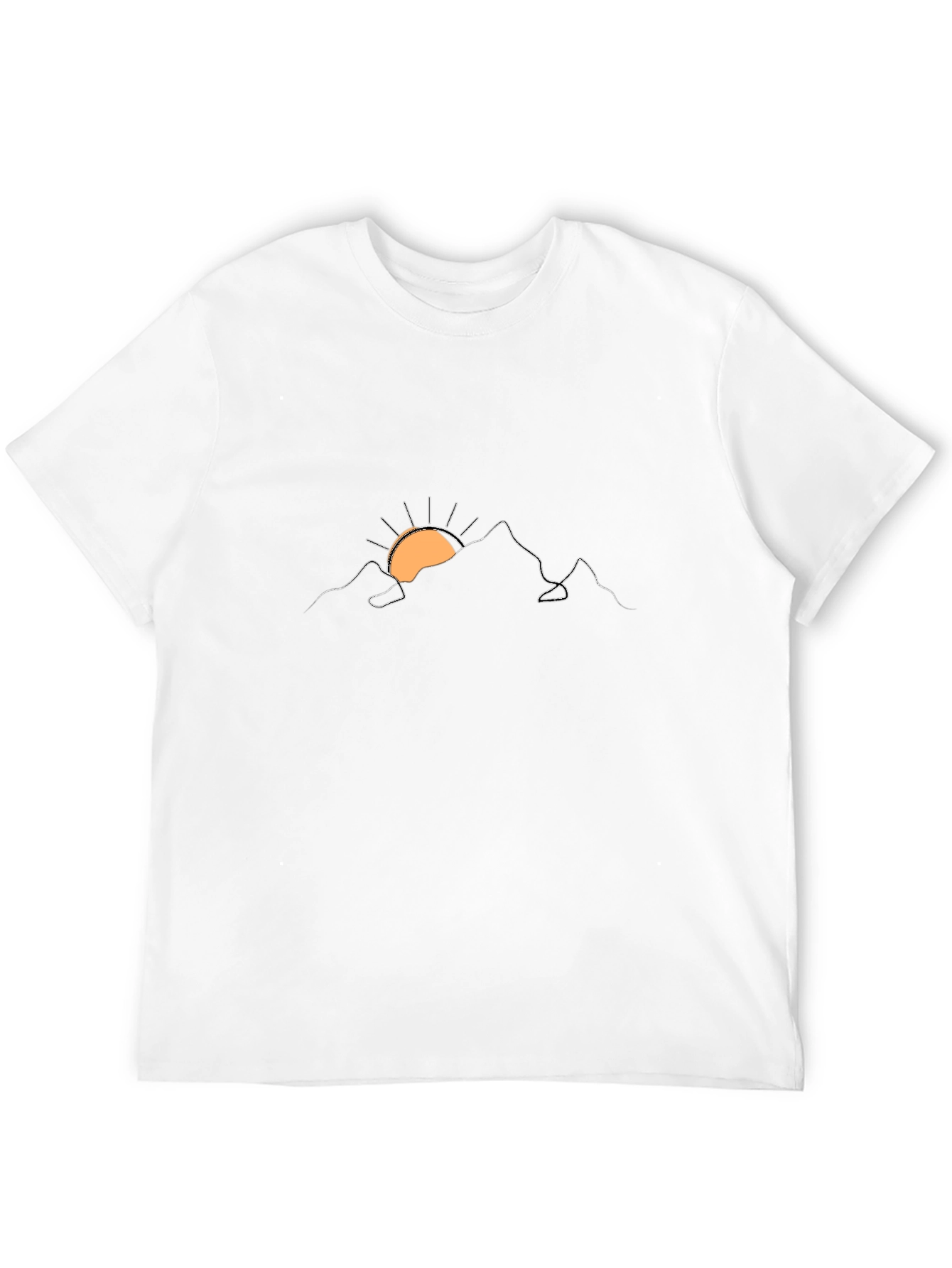 Mountain Sunrise Graphic T-Shirt - Soft Cotton Blend